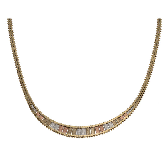 9ct Tri-Colour Gold Other Chain 16"