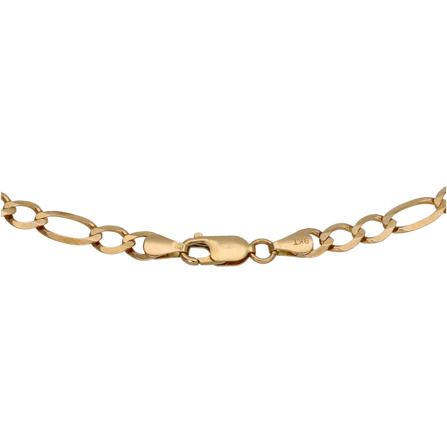 9ct Gold Figaro Chain 20"