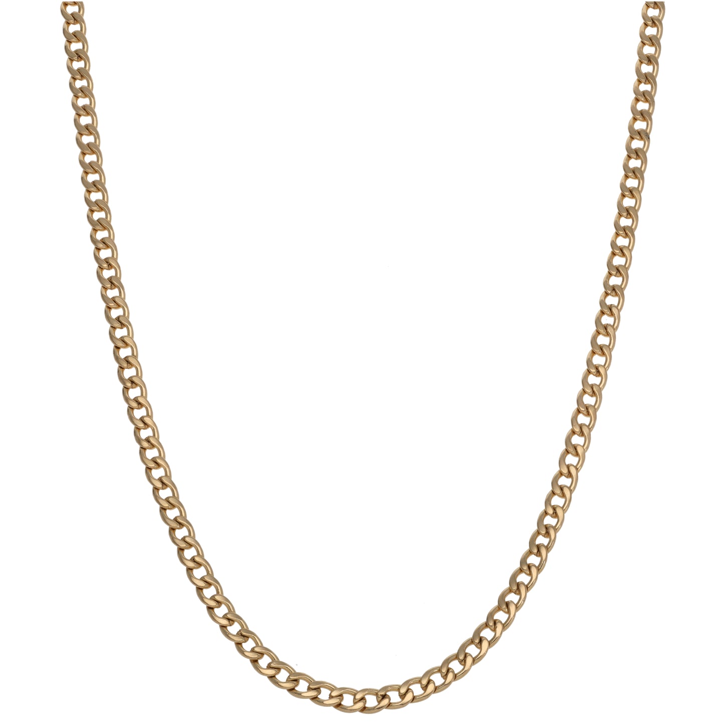 9ct Gold Curb Chain 26"
