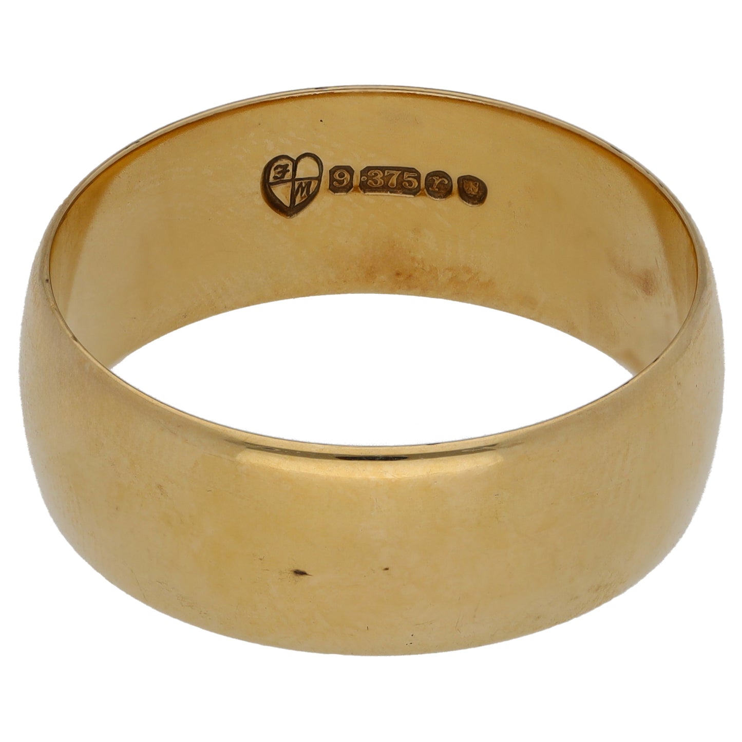 9ct Gold Plain Wedding Ring Size Y