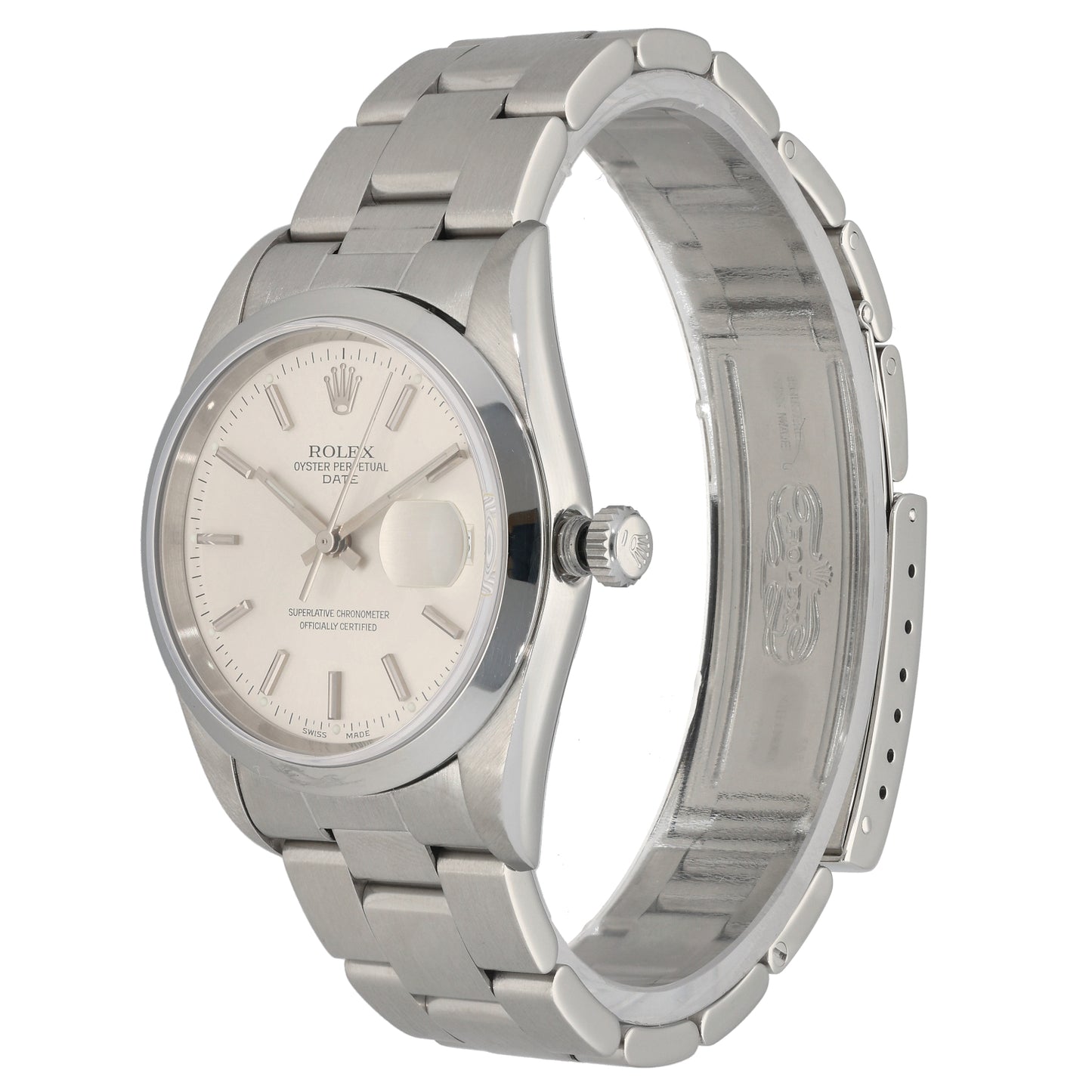Rolex Date 15200 34mm Stainless Steel Watch