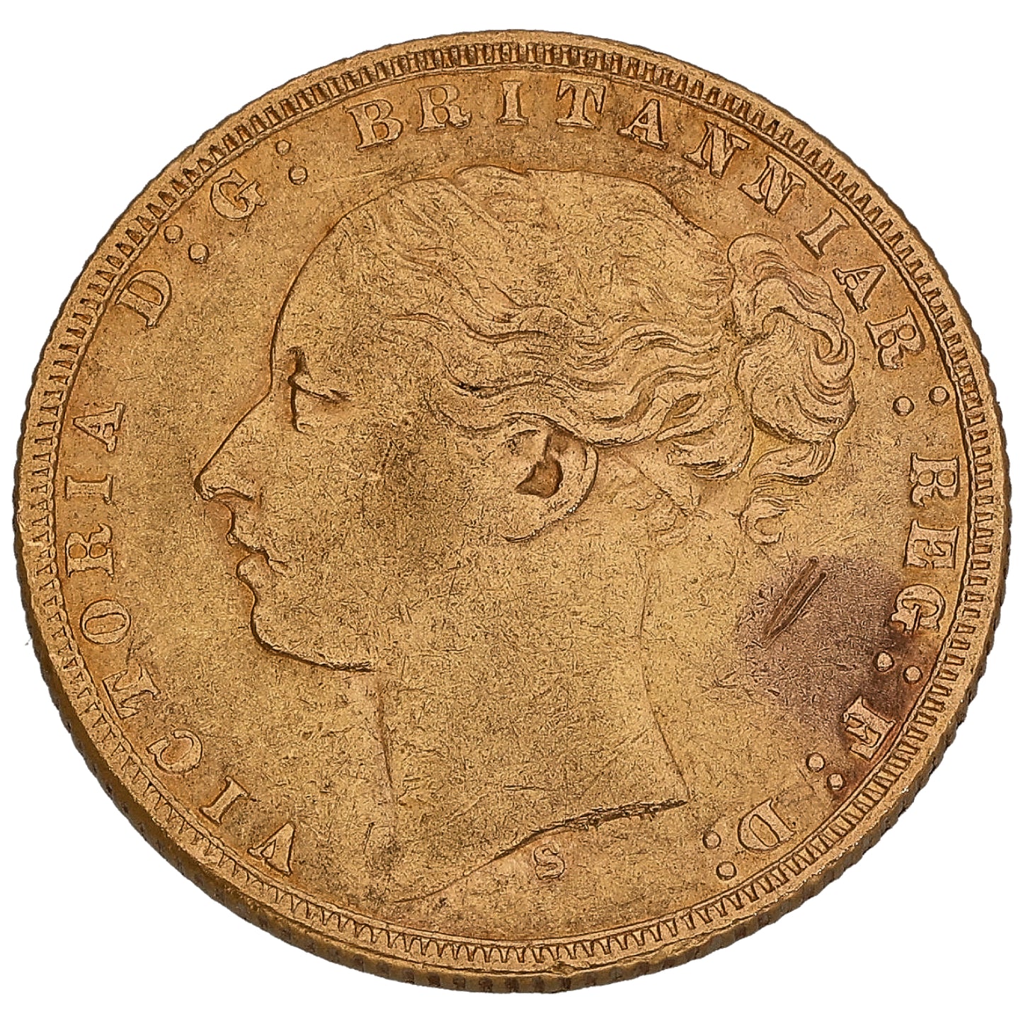 22ct Gold Queen Victoria Full Sovereign Coin 1874