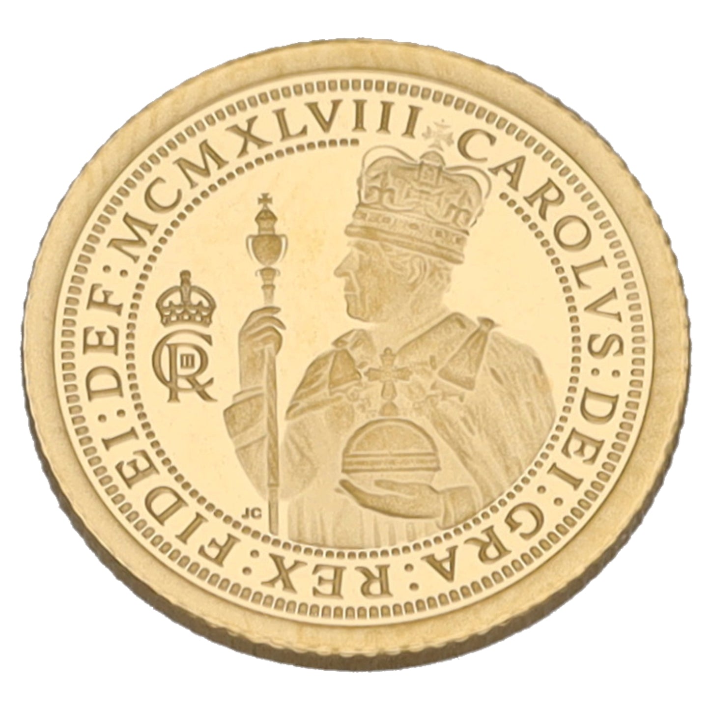22ct Gold King Charles III Eighth Sovereign Coin 2023