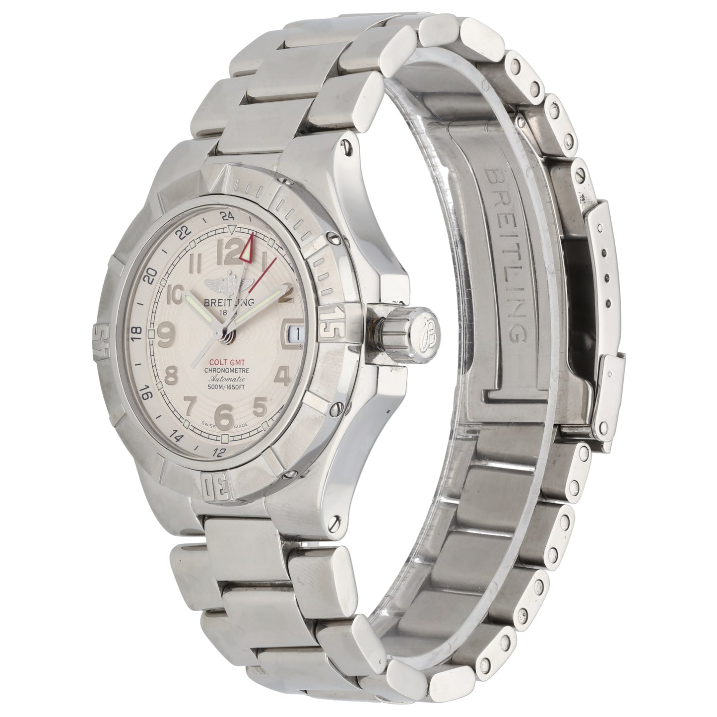 Breitling Colt GMT A32370 41mm Stainless Steel Watch
