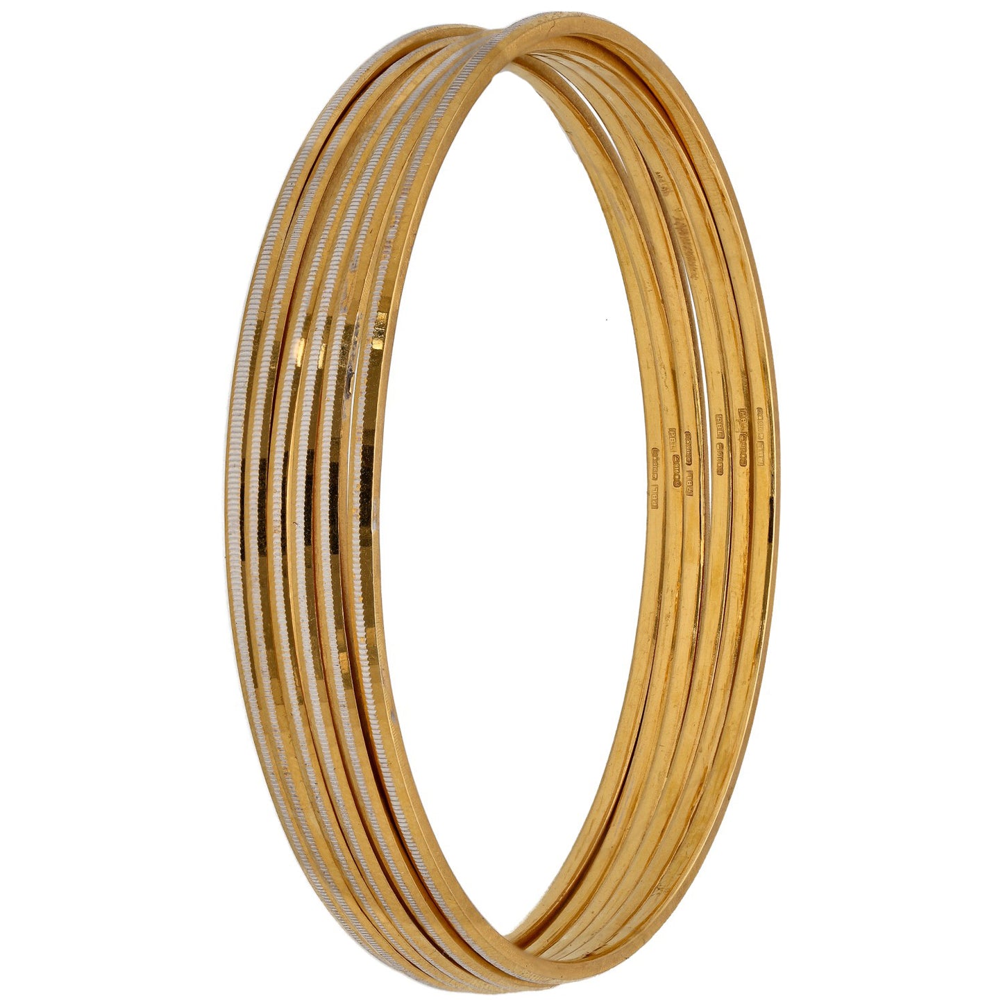 22ct Gold Set of Bangles