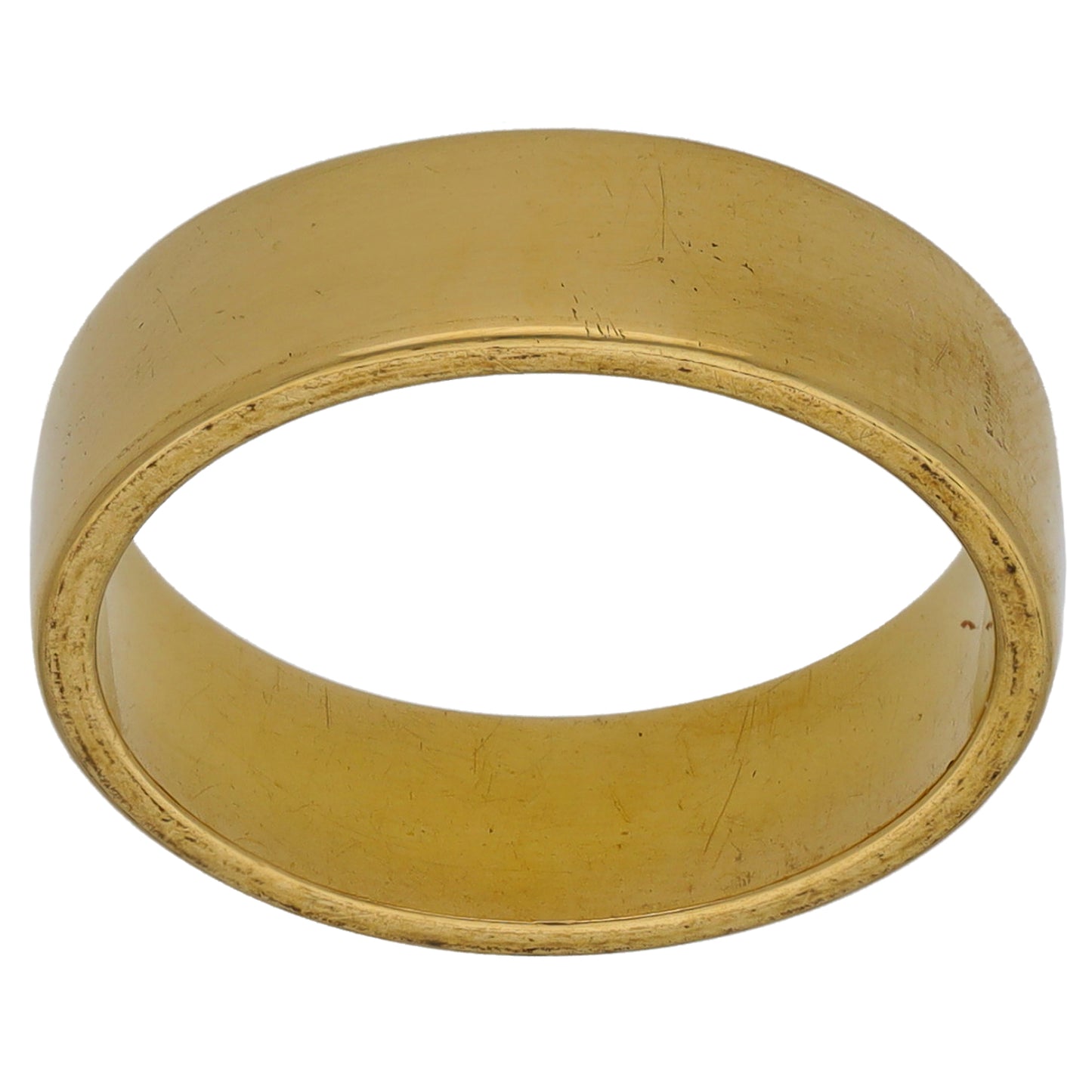 18ct Gold Plain Wedding Ring Size L
