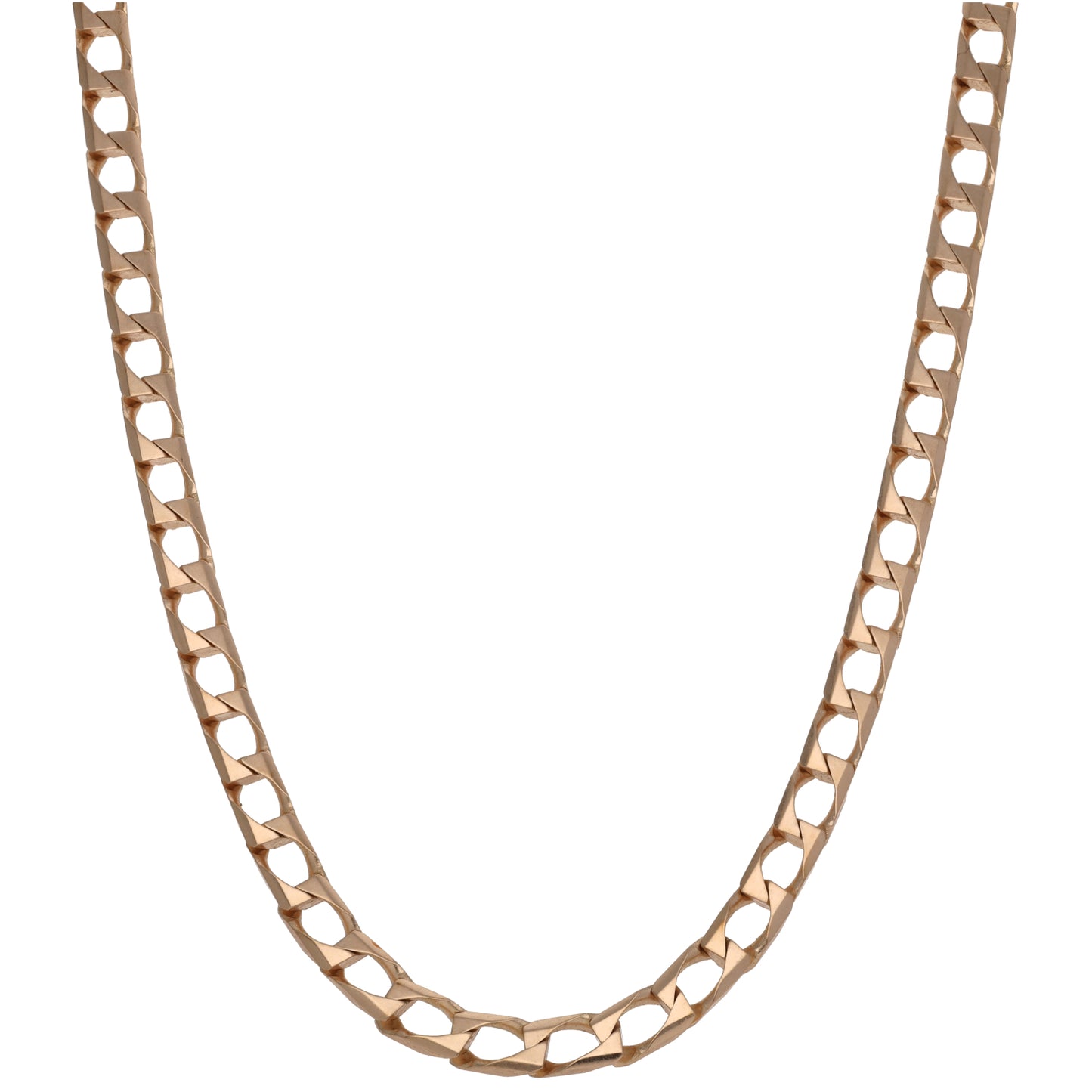 9ct Gold Curb Chain 24"