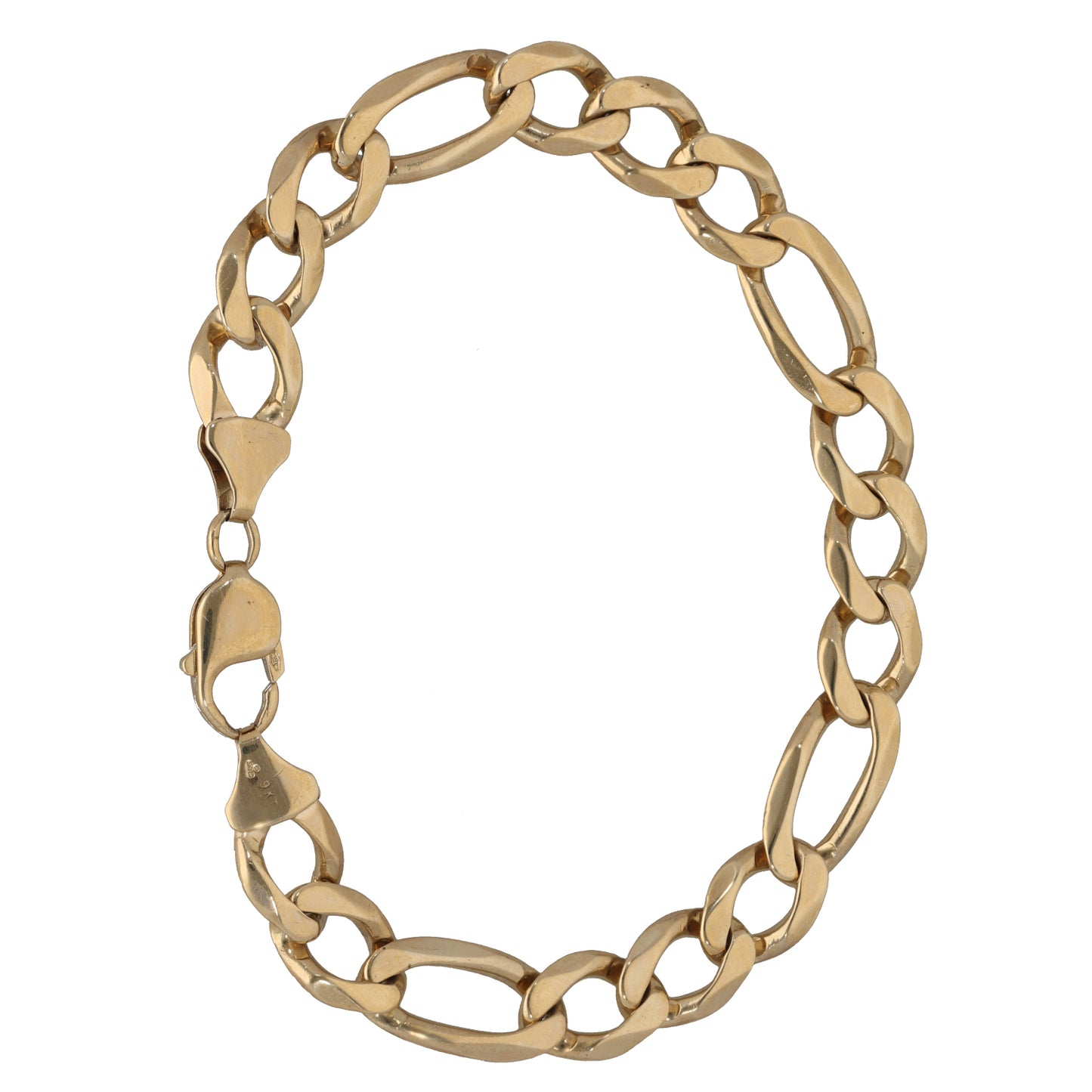 9ct Gold Figaro Bracelet