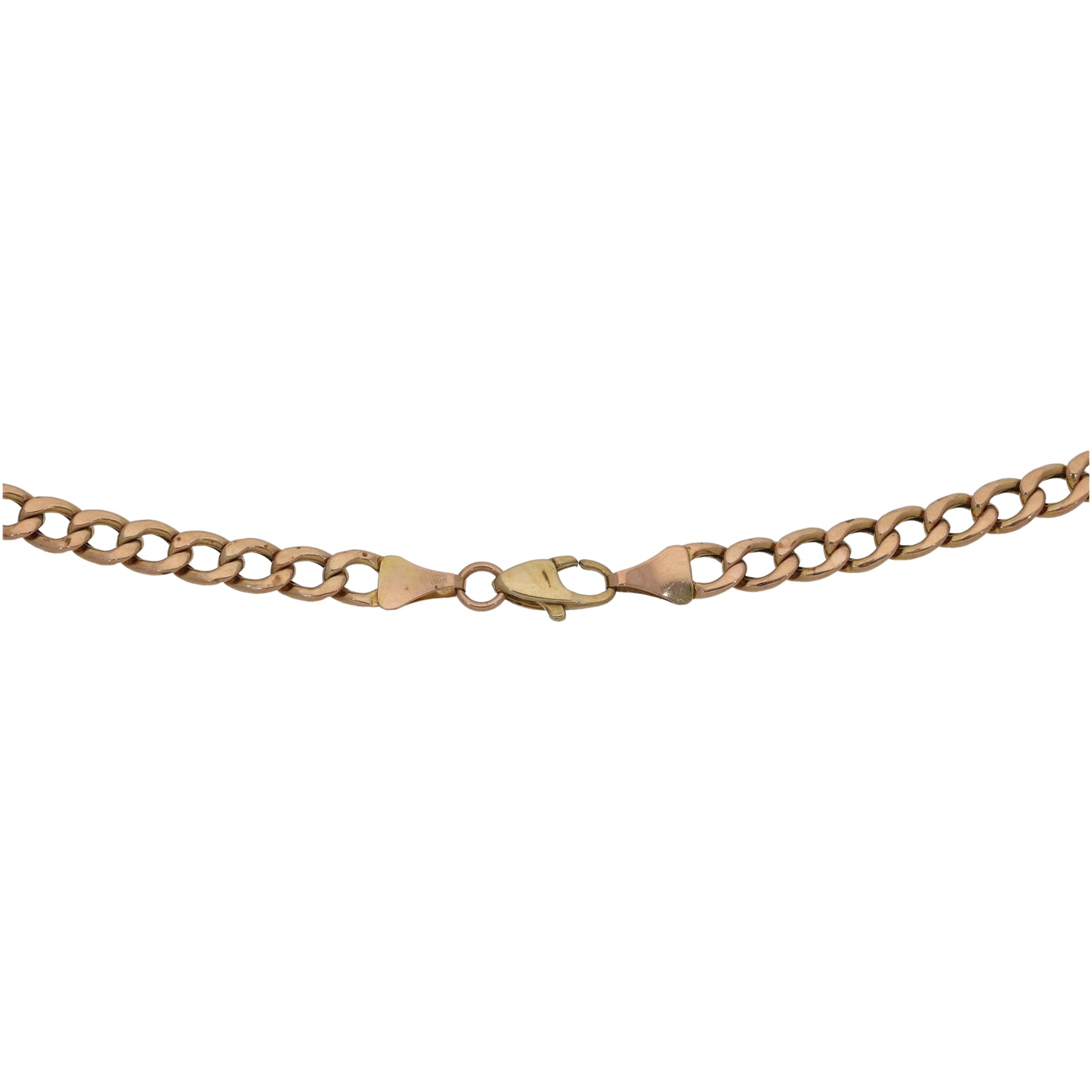 9ct Gold Curb Chain 21"