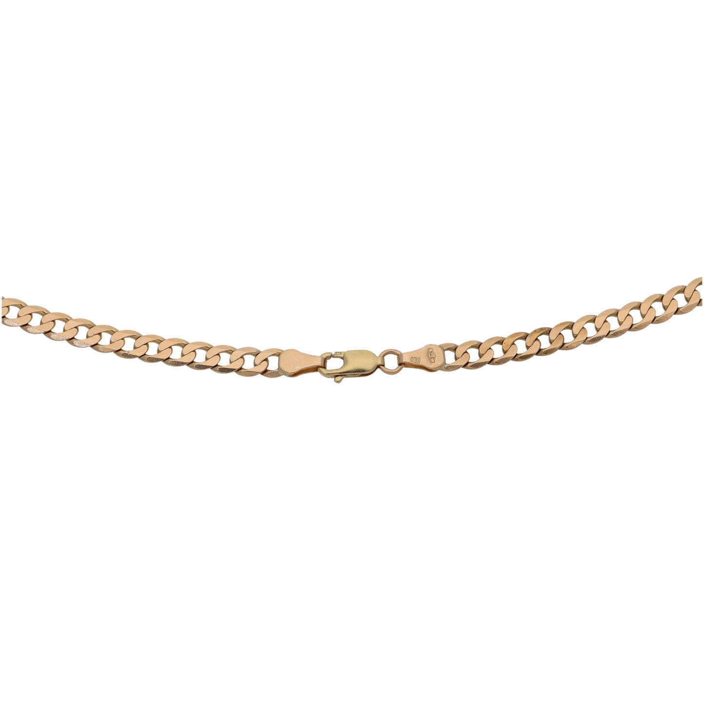 9ct Gold Curb Chain 22"