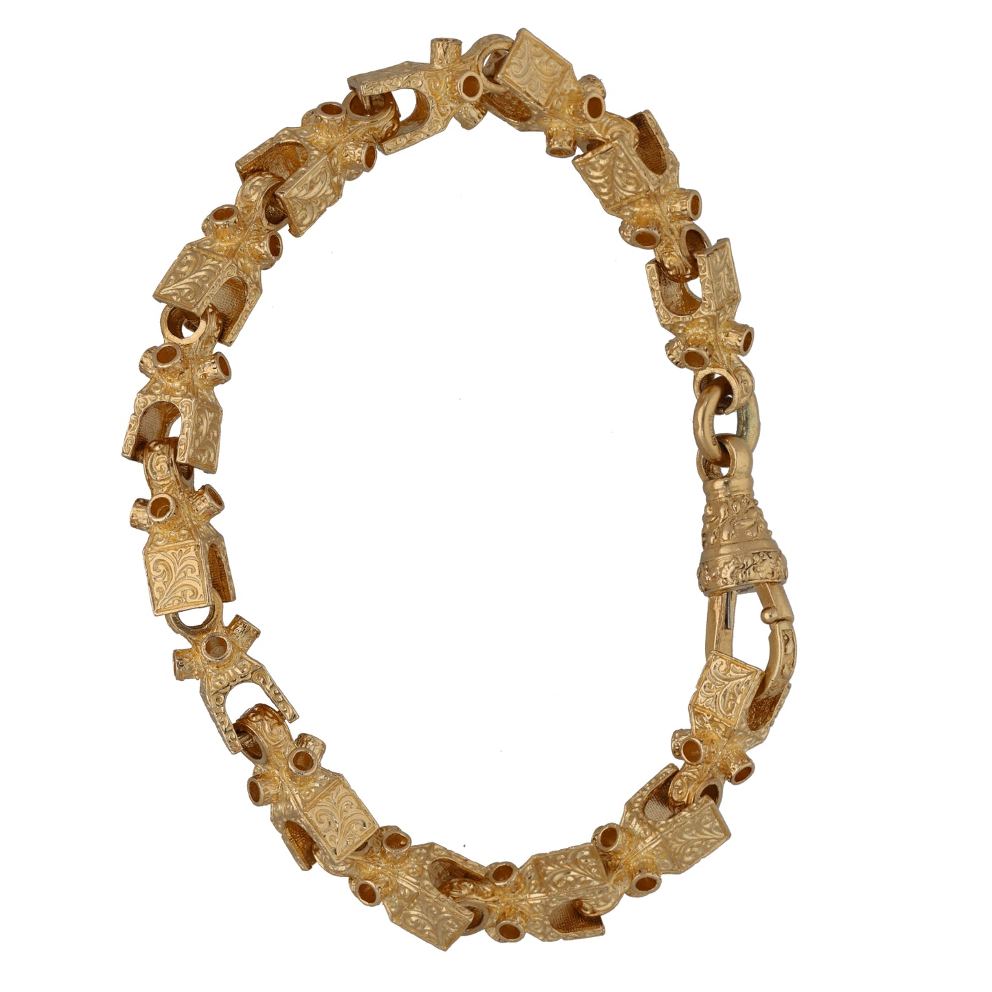 9ct Gold Necklace & Bracelet Jewellery Set