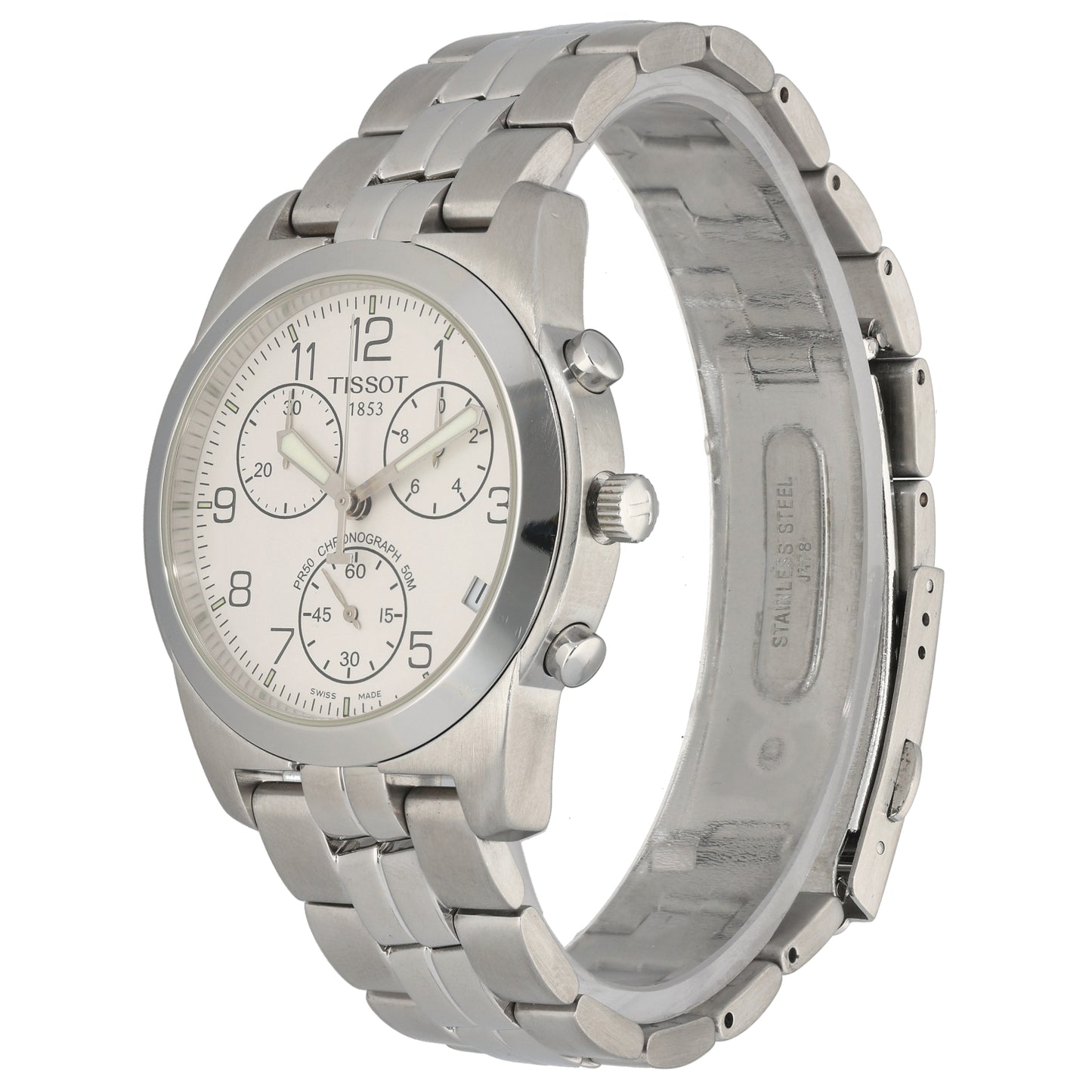 Tissot PR50 J378/478 38mm Stainless Steel Watch