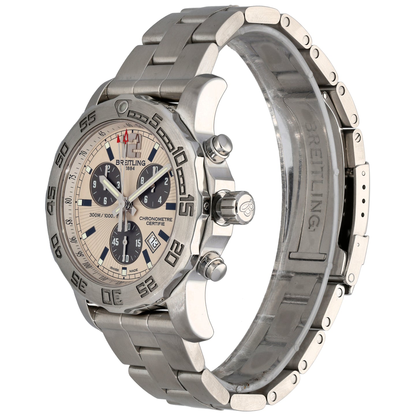 Breitling Colt Chronograph II A73387 43mm Stainless Steel Watch