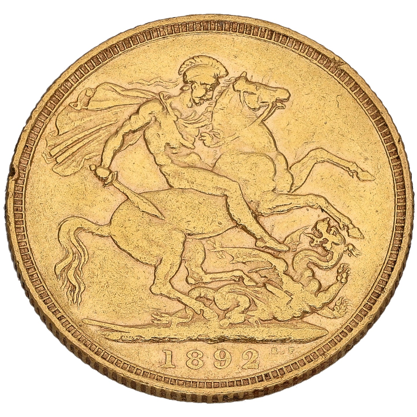 22ct Gold Queen Victoria Full Sovereign Coin 1892
