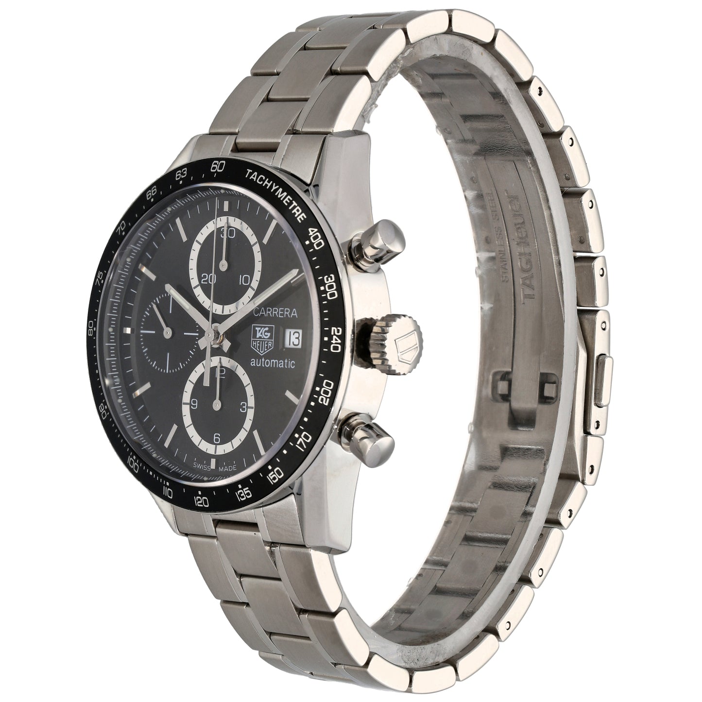 Tag Heuer Carrera CV2010 41mm Stainless Steel Watch
