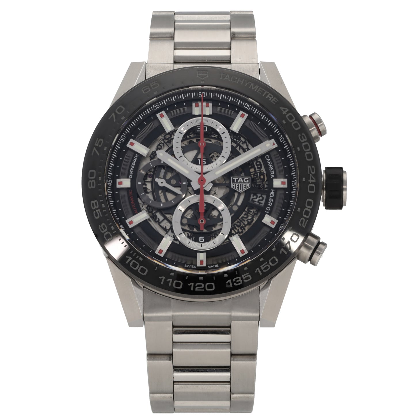 Tag Heuer Carrera CAR2A1W 43mm Stainless Steel Watch