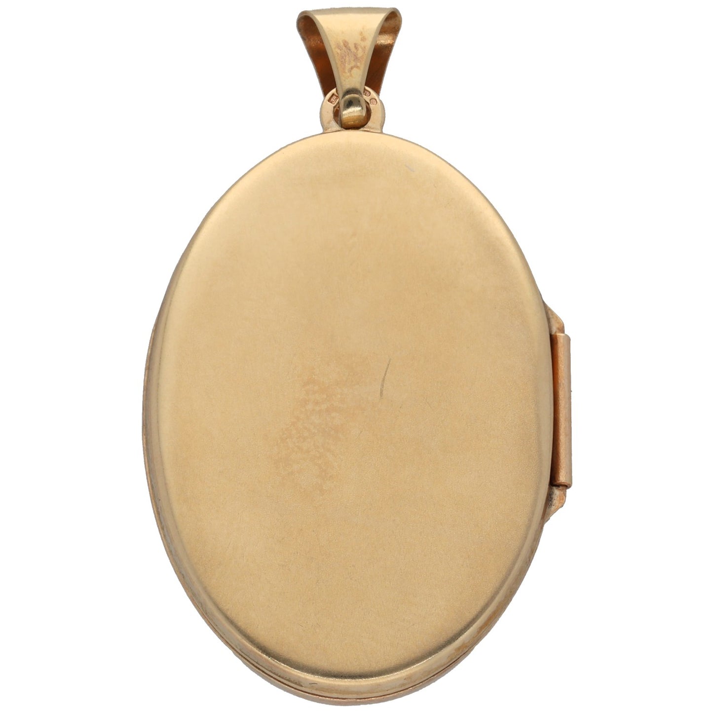 9ct Gold Patterned Locket Pendant