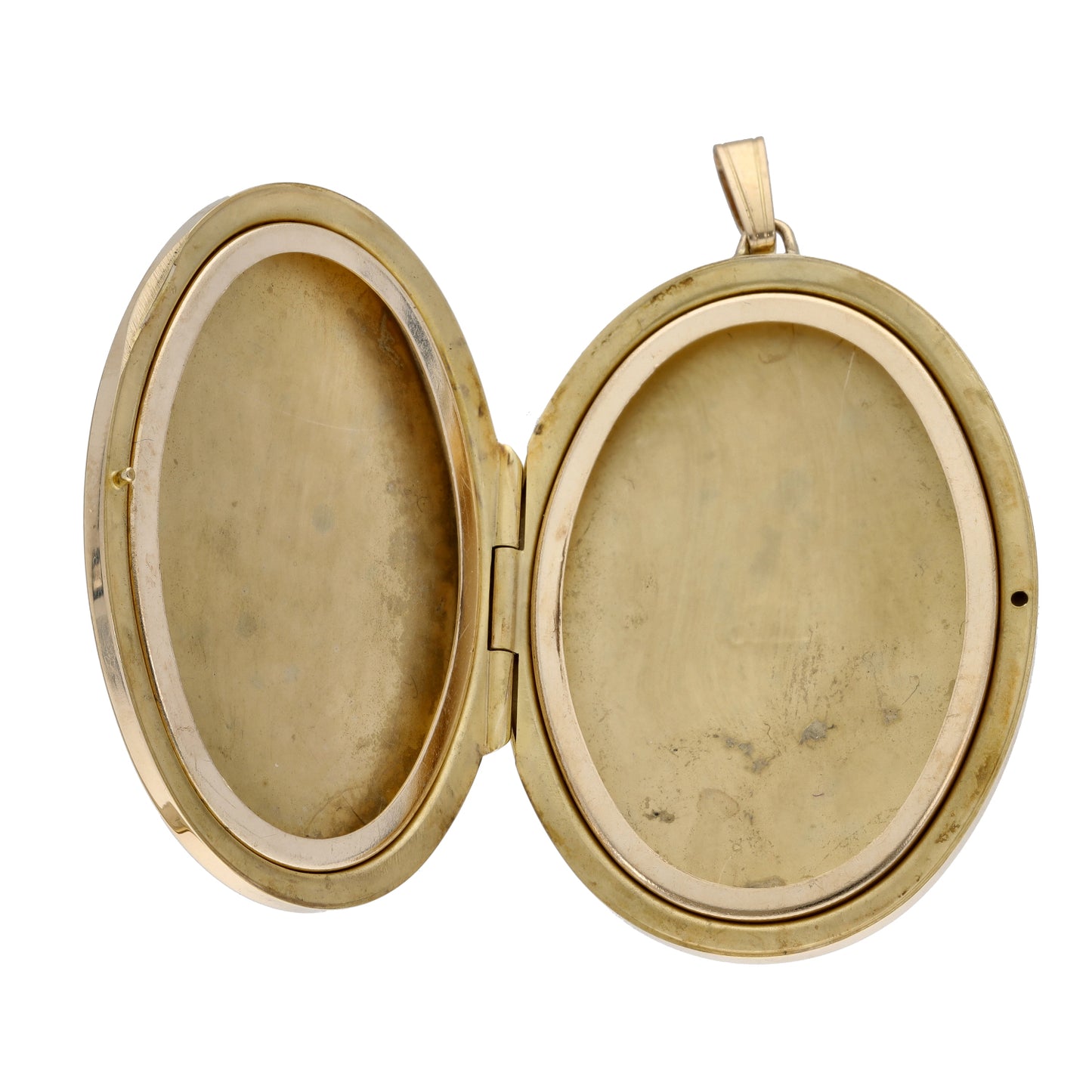 9ct Gold Patterned Locket Pendant