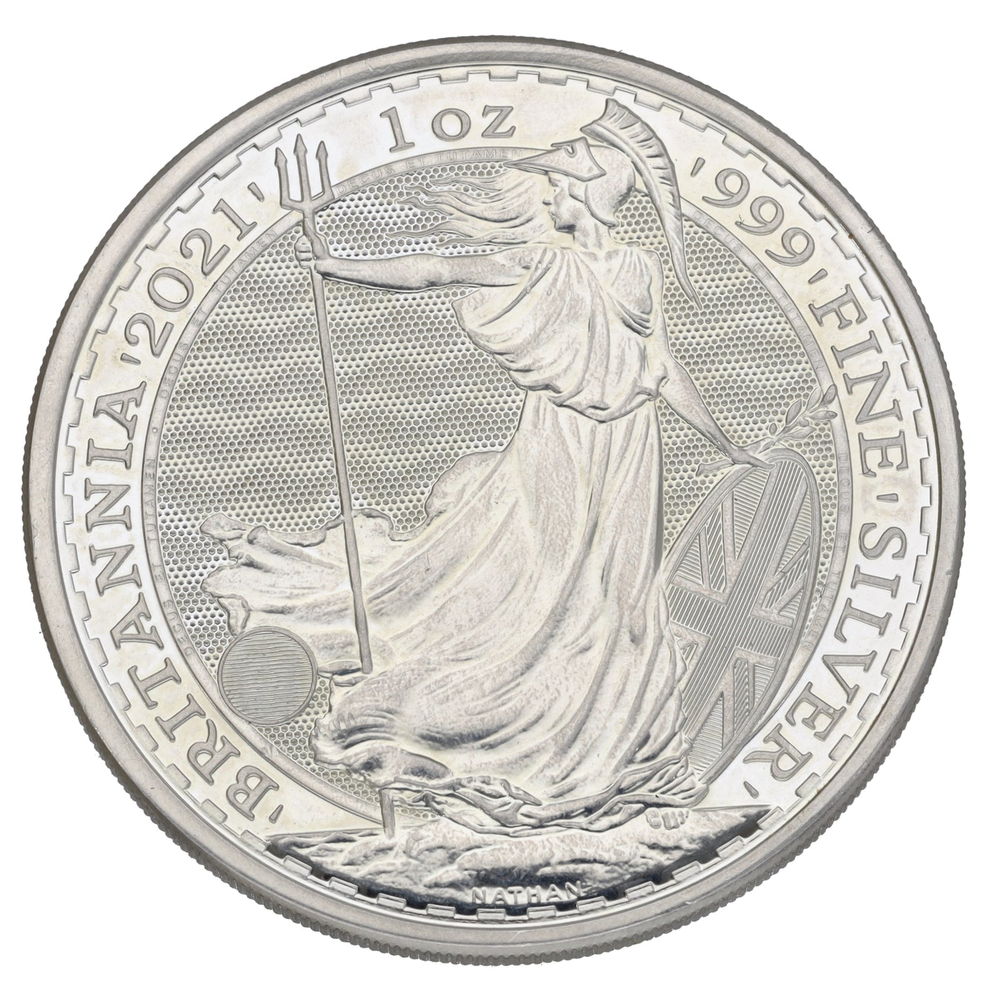 Fine Silver Queen Elizabeth II 1 OZ Britannia Coin 2021