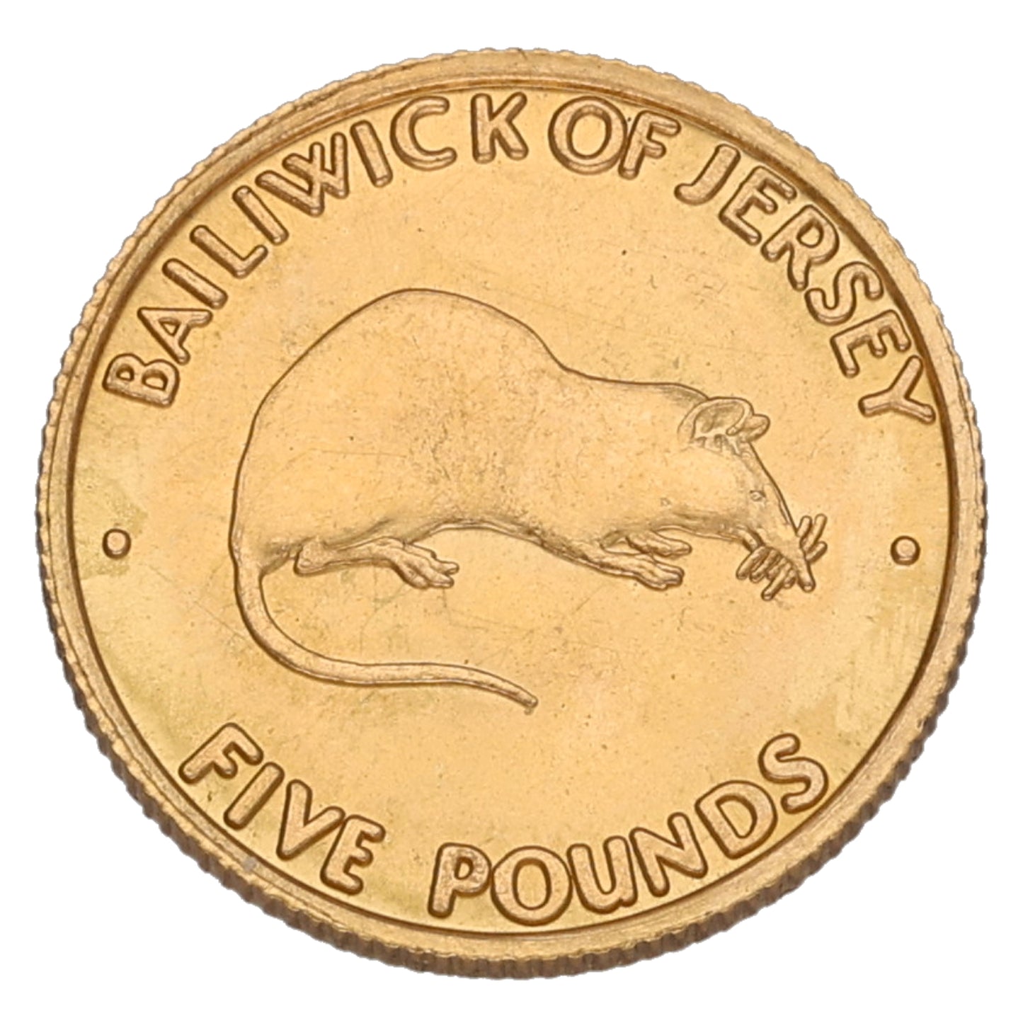 22ct Gold Queen Elizabeth II Silver Wedding Five Pounds Coin 1972