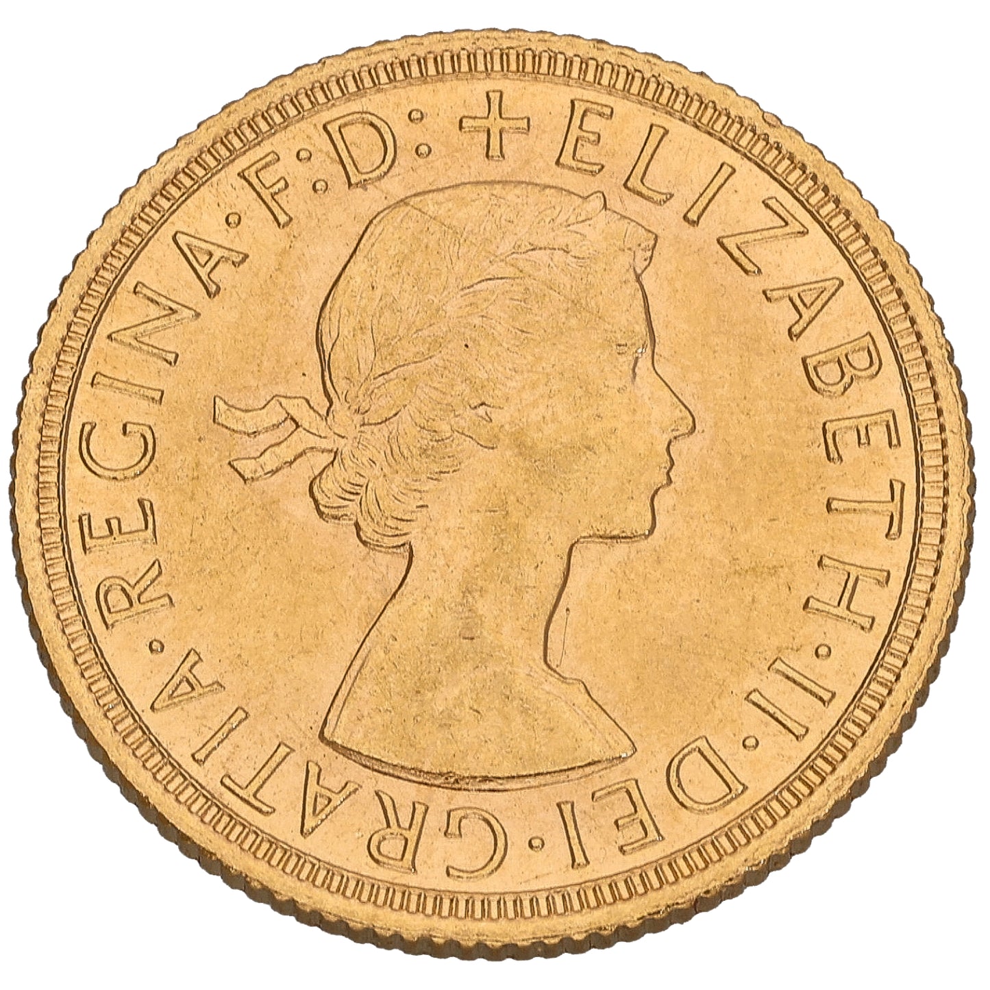 22ct Gold Queen Elizabeth II Full Sovereign Coin 1963