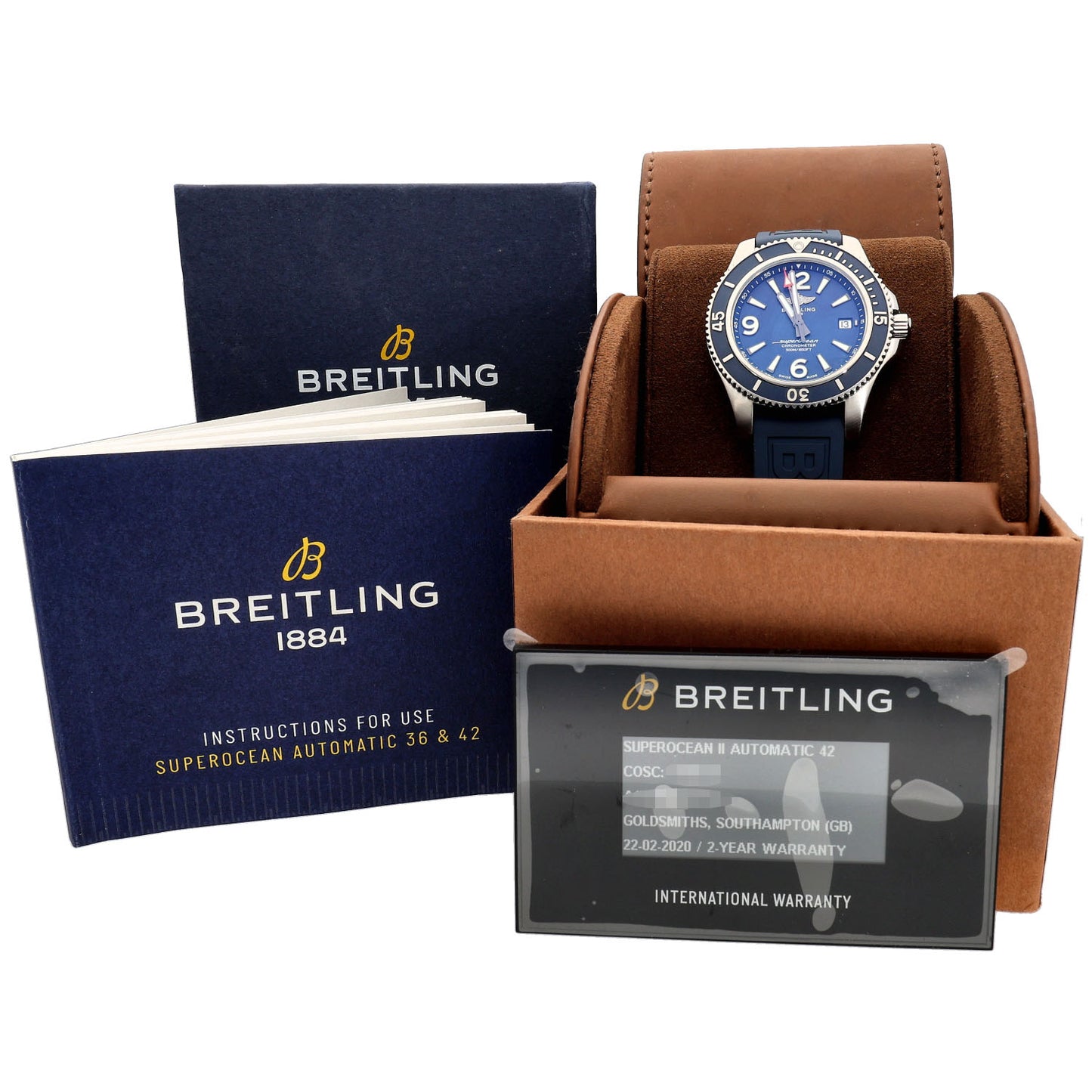 Breitling Superocean 42 A17366 42mm Stainless Steel Watch