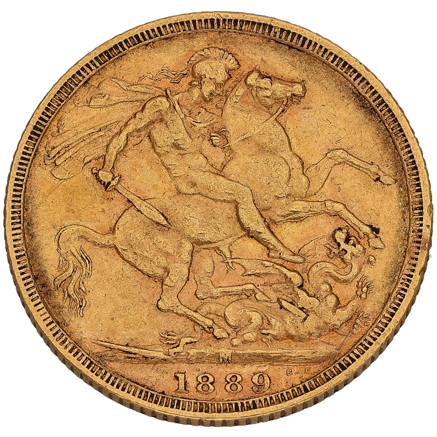 22ct Gold Queen Victoria Full Sovereign Coin 1889