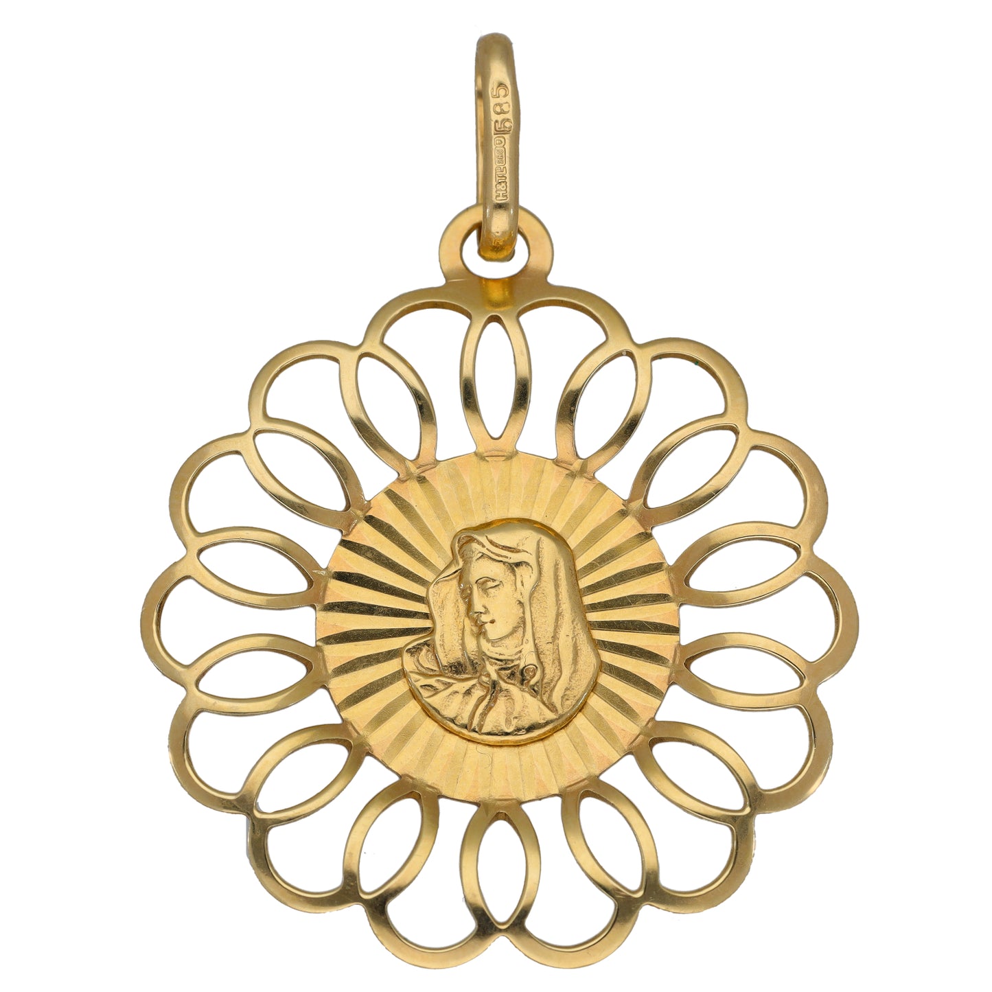14ct Gold Mary Pendant