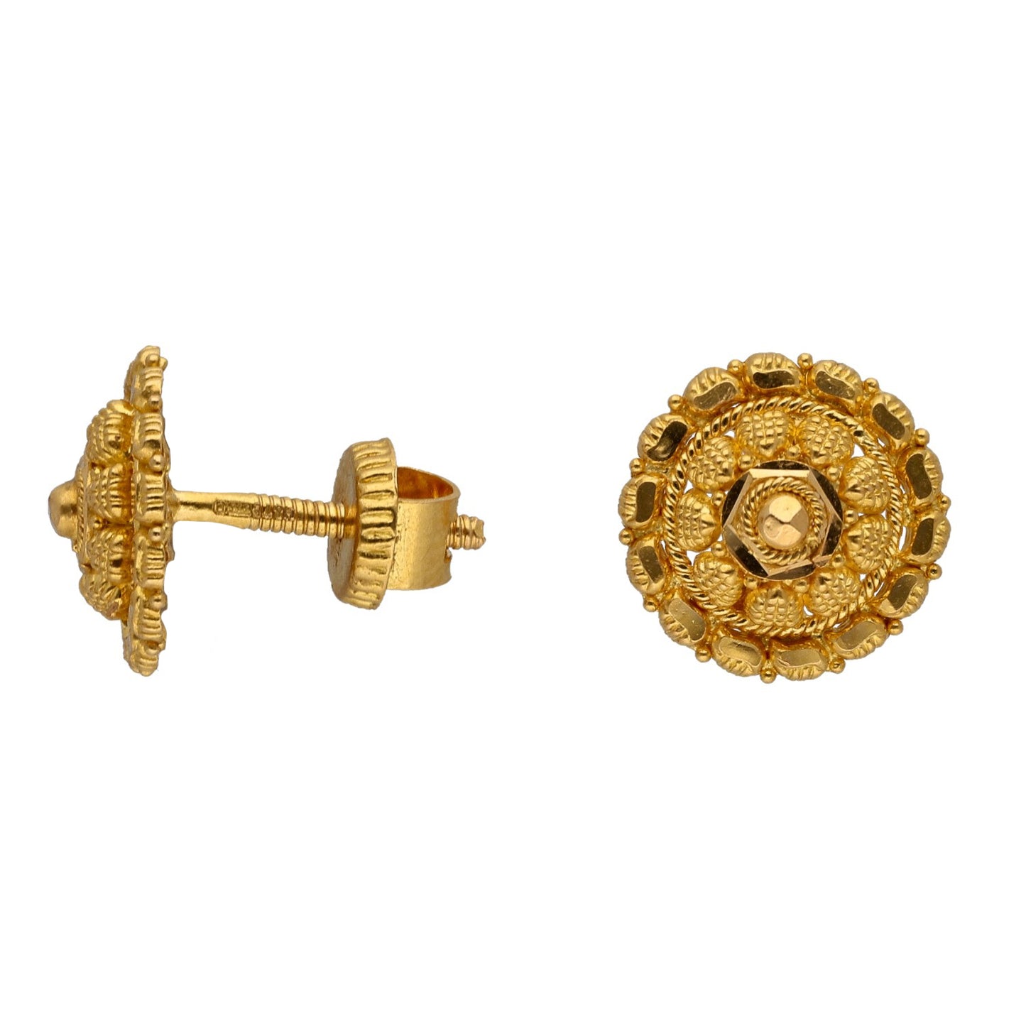 22ct Gold Stud Earrings