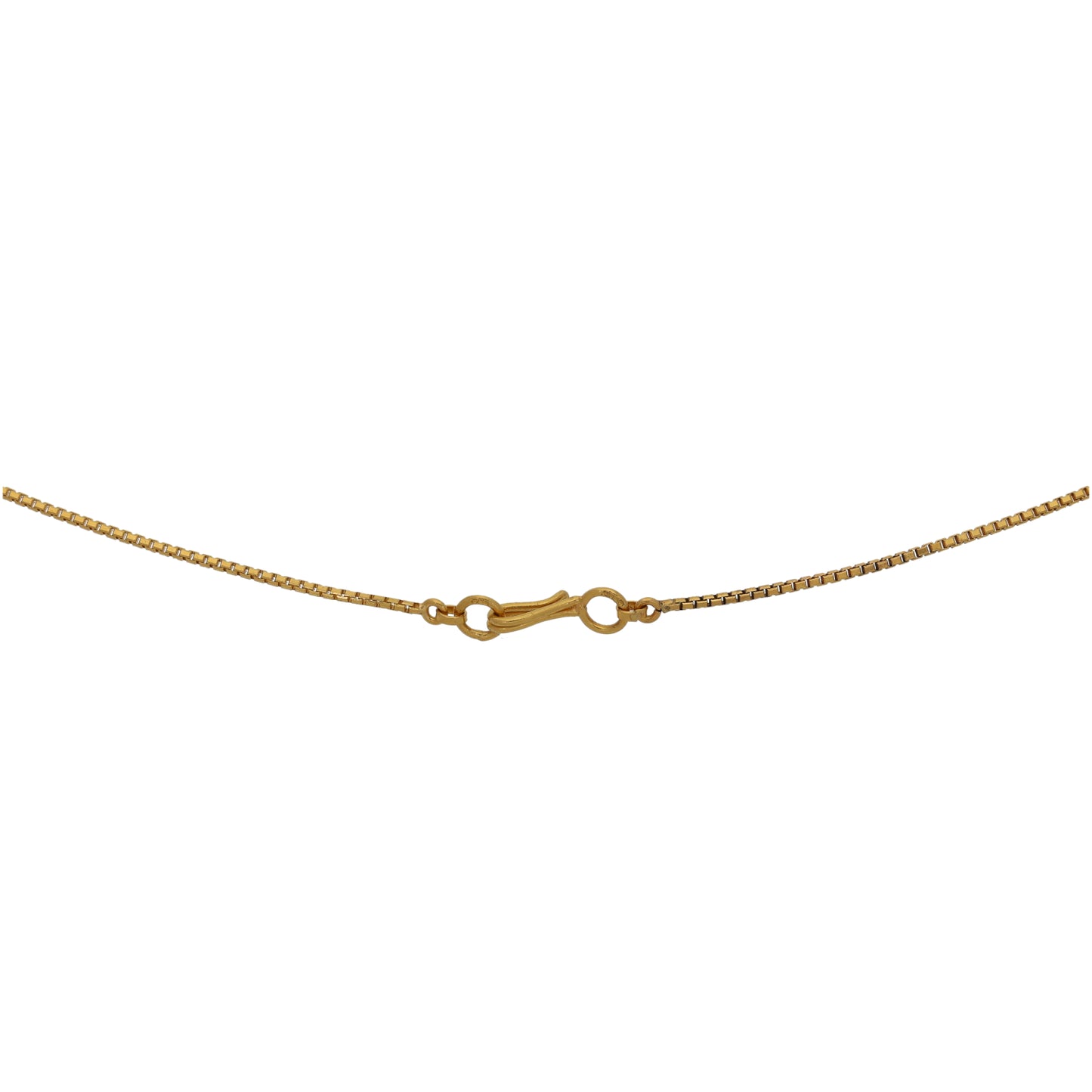 22ct Gold Cubic Zirconia Fancy Necklace 17"