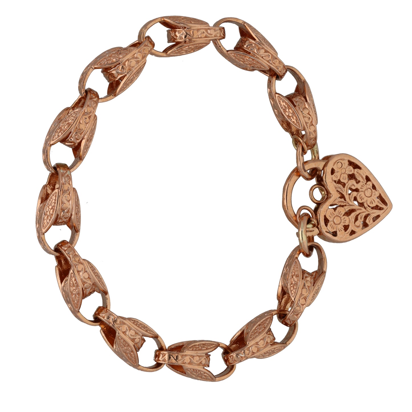 9ct Rose Gold Fancy Bracelet