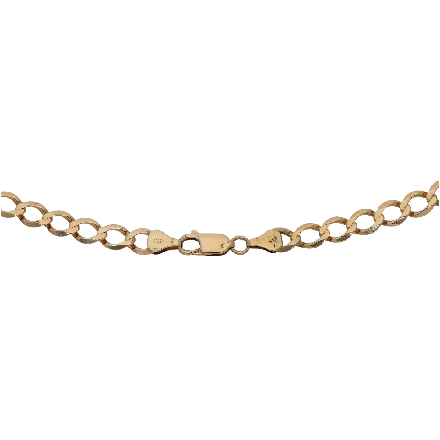 9ct Gold Curb Chain 20"