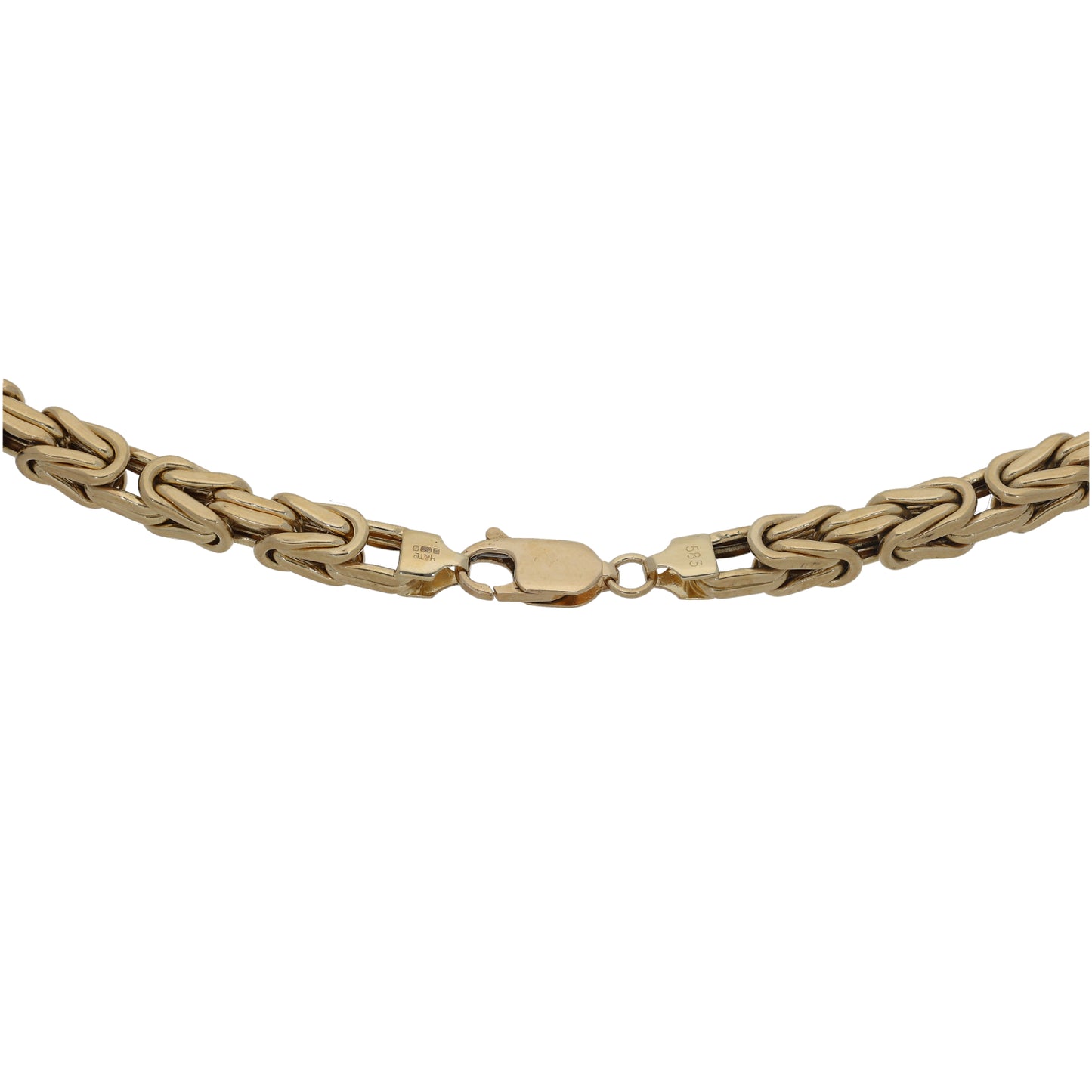 14ct Gold Byzantine Chain 24"