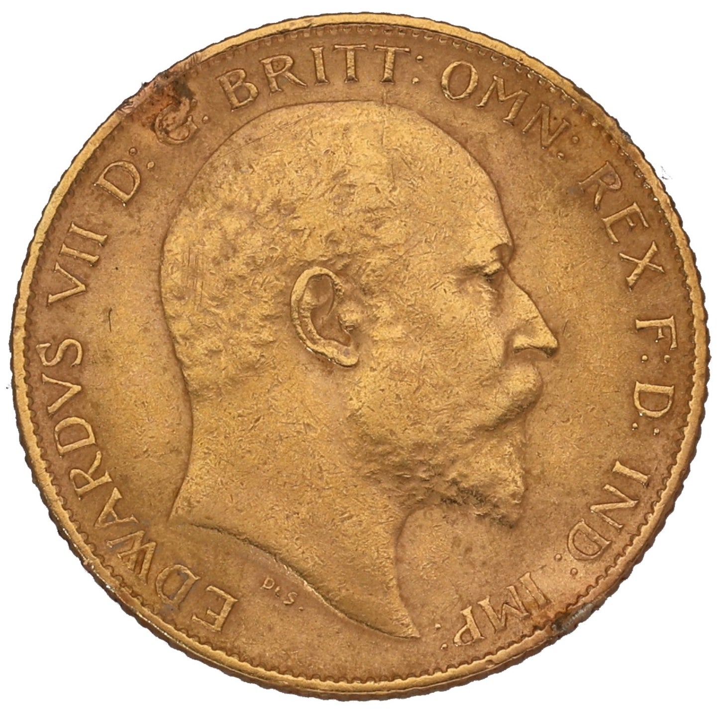 22ct Gold King Edward VII Half Sovereign Coin 1907