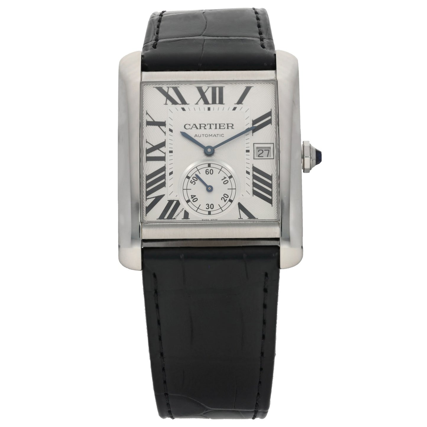 Cartier Tank MC W5330003 34mm Stainless Steel Watch