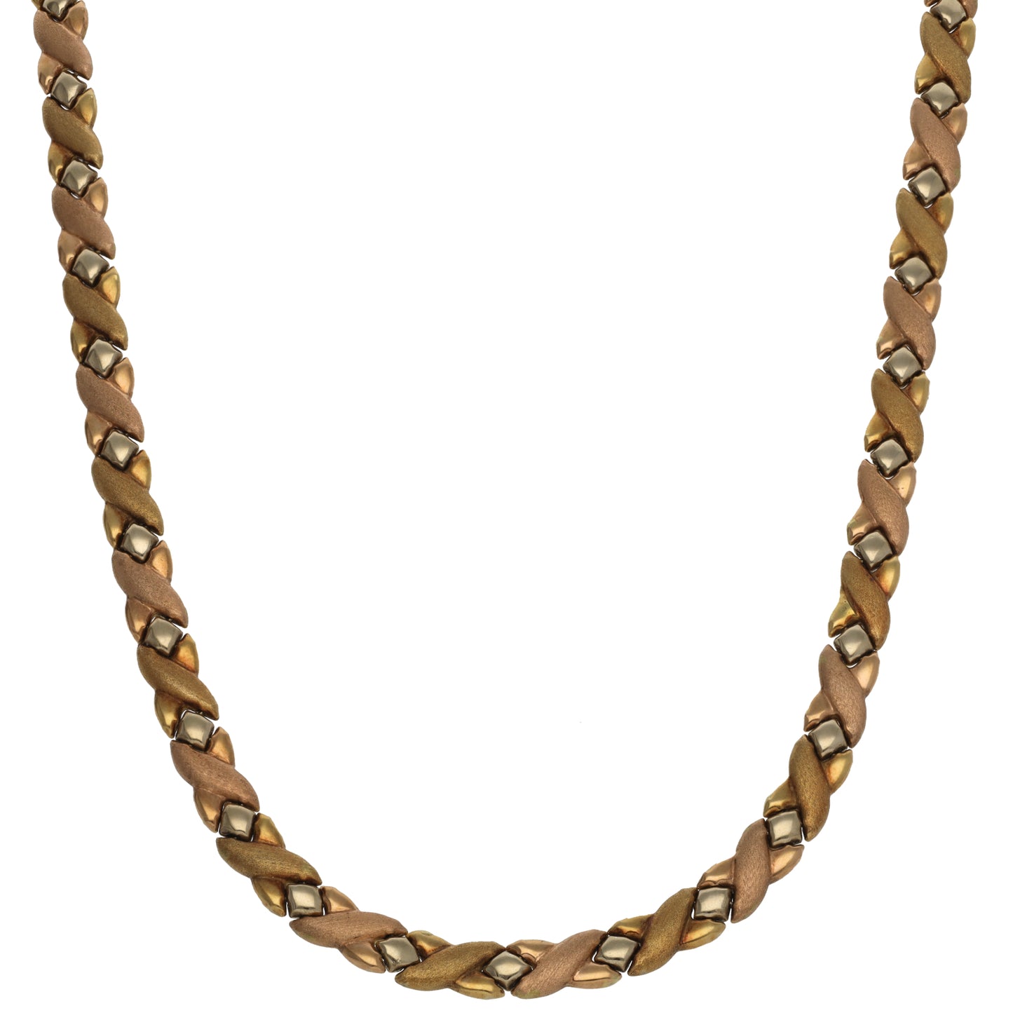 18ct Gold Fancy Necklace 18"