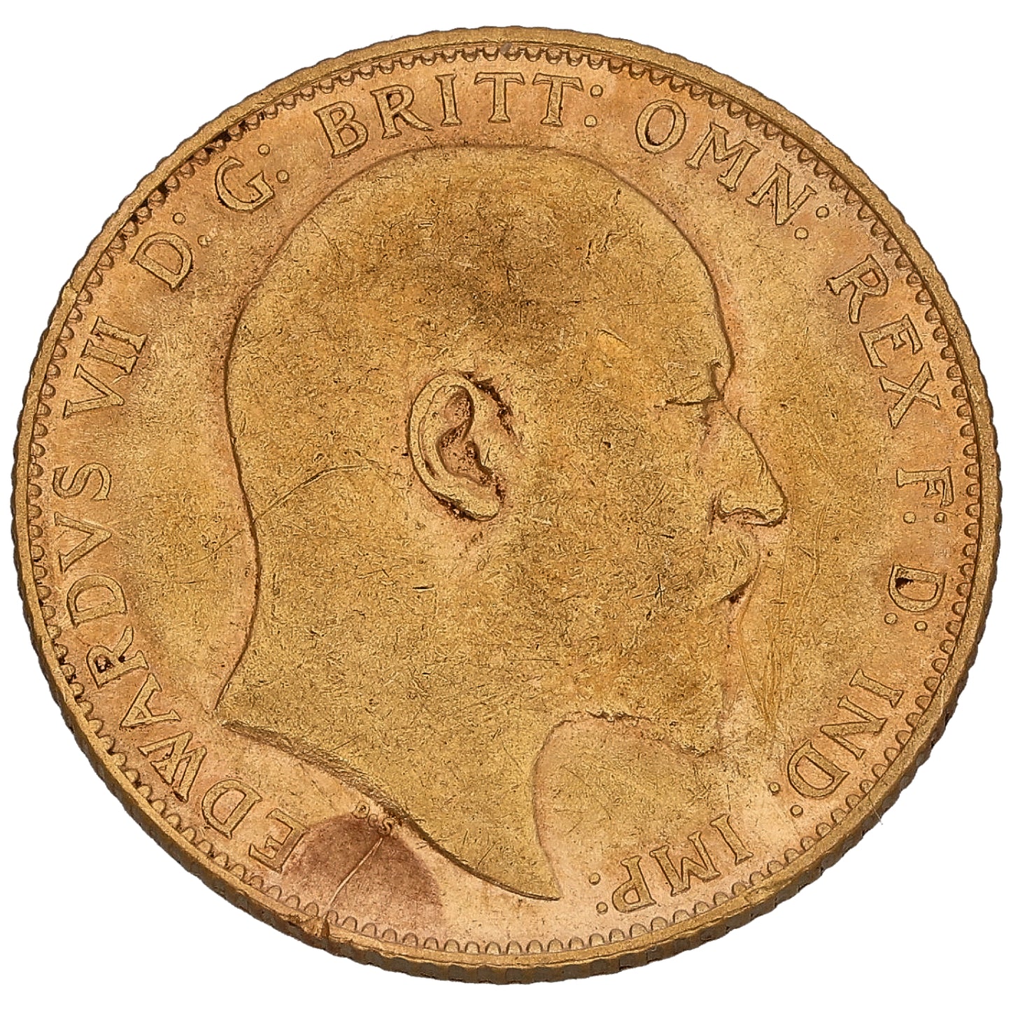 22ct Gold King Edward VII Full Sovereign Coin 1910