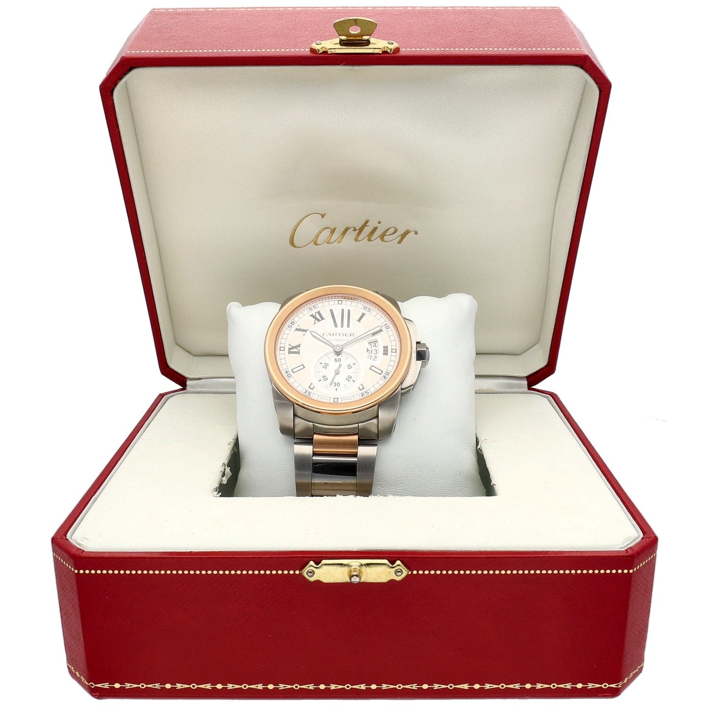 Cartier Calibre De Cartier W7100036 42mm Bi-Colour Watch