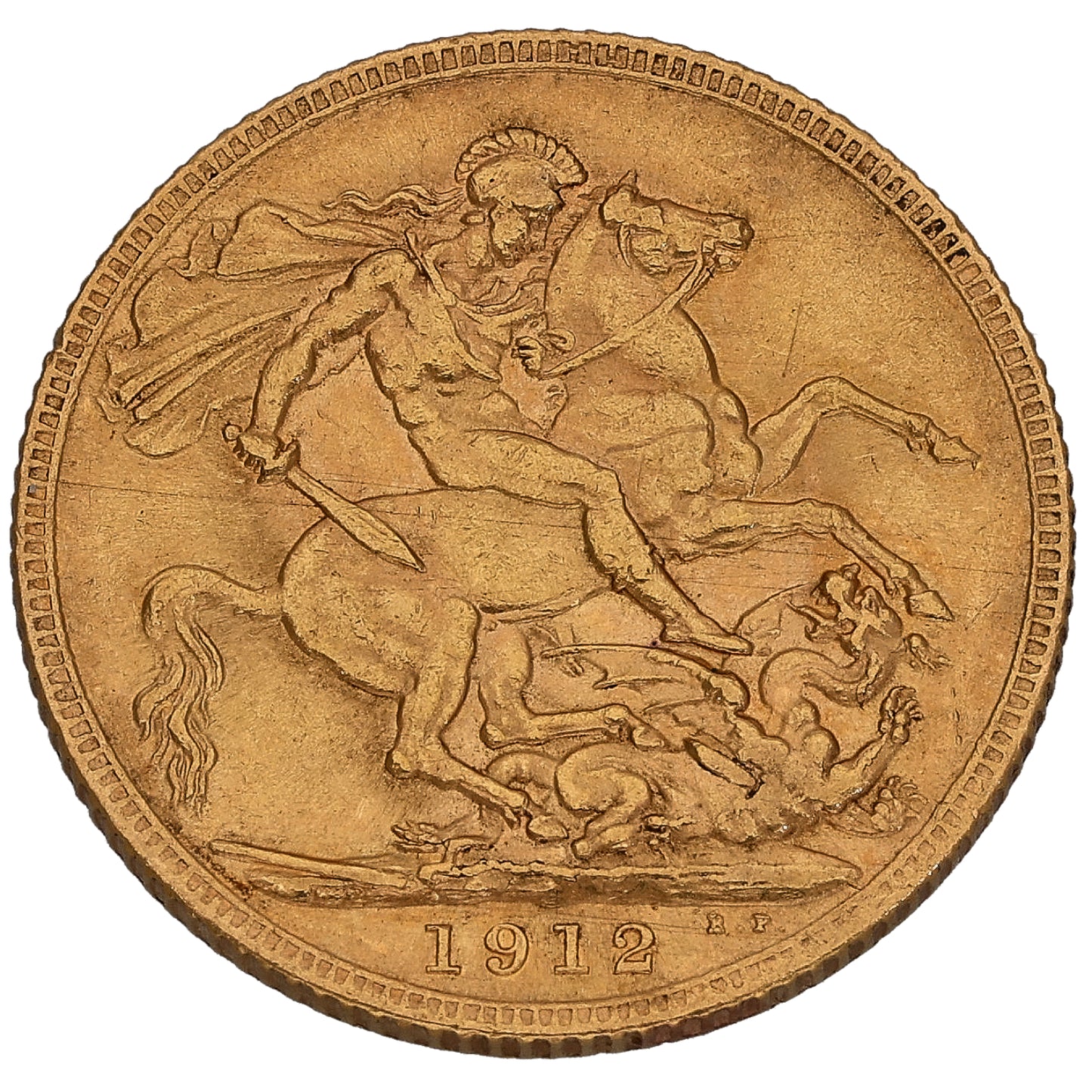 22ct Gold King George V Full Sovereign Coin 1912