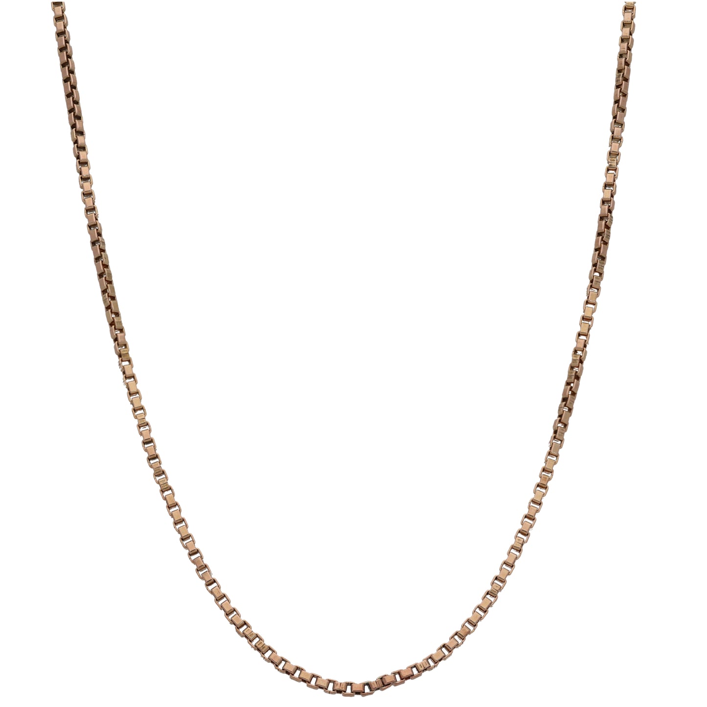 9ct Gold Box Chain 18"