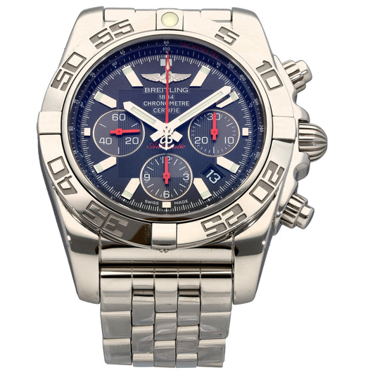 Breitling Chronomat United We Stand AB0110 Limited Edition 44mm Stainless Steel Watch