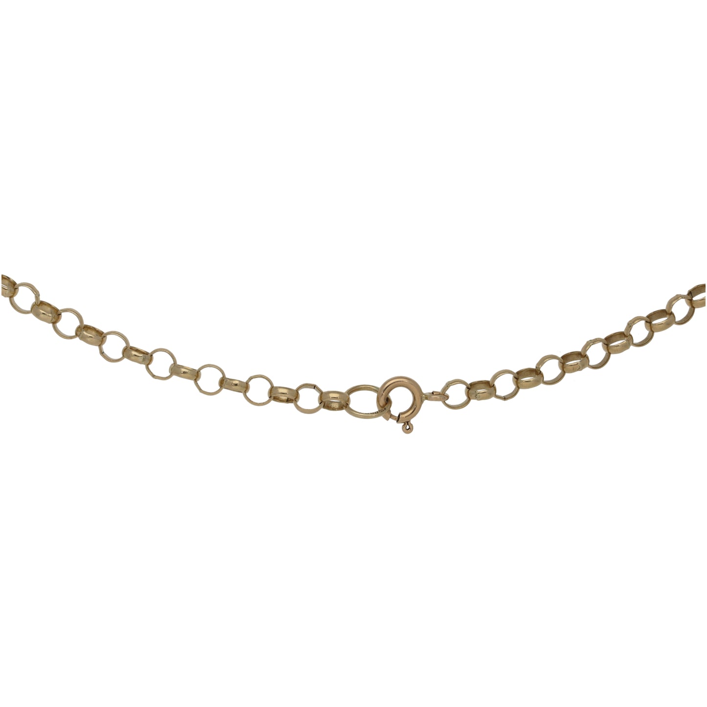 9ct Gold Belcher Chain 18"