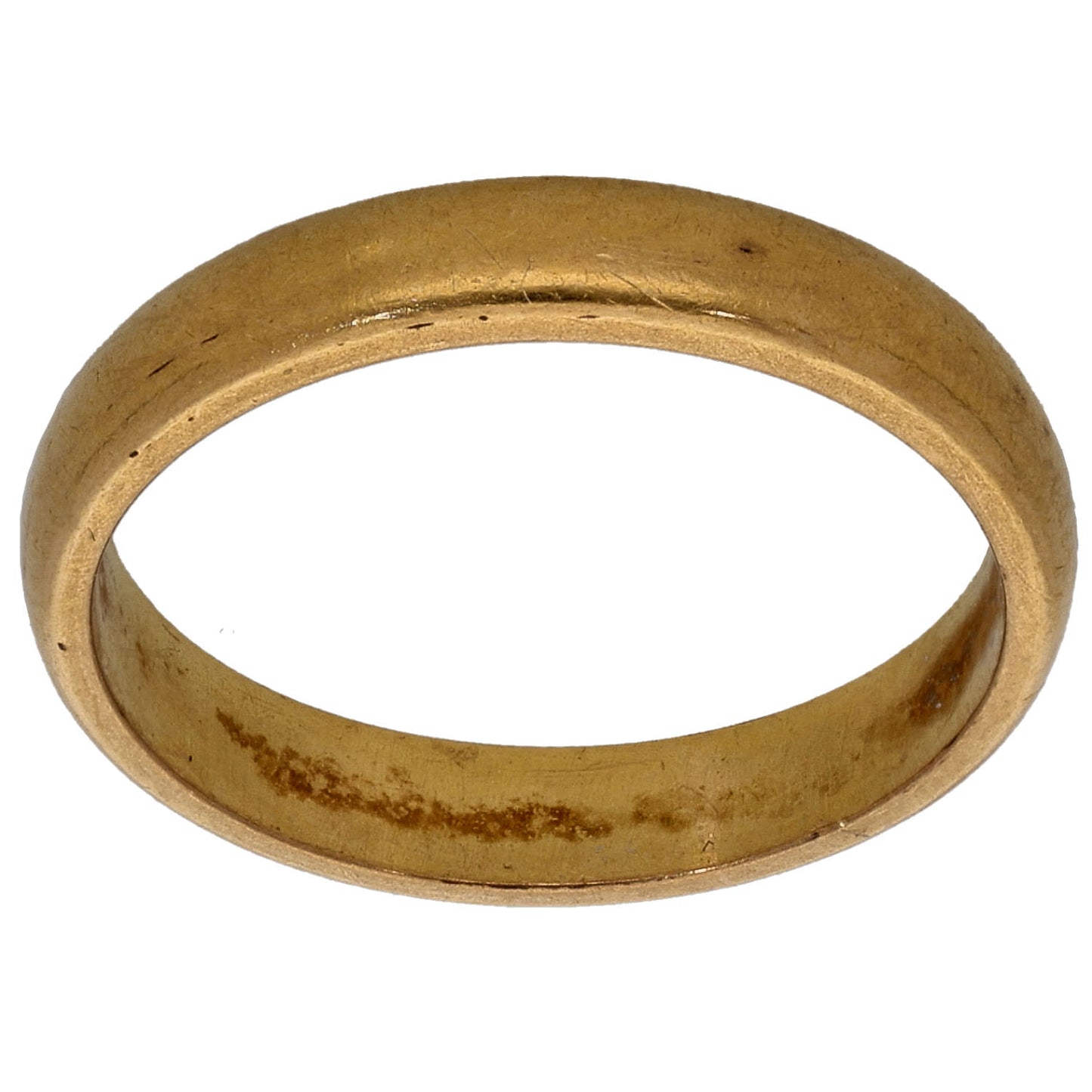 22ct Gold Plain Wedding Ring Size L