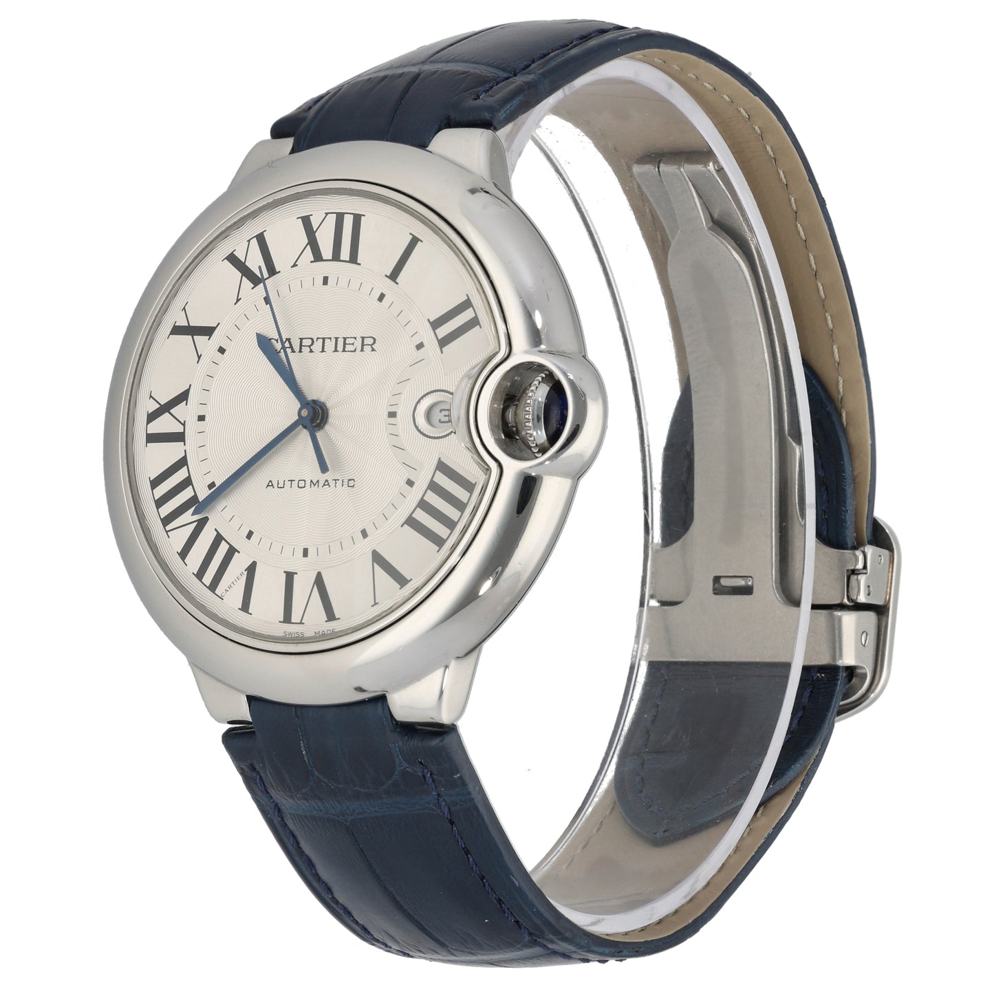 Cartier Ballon Bleu 3765 43mm Stainless Steel Watch