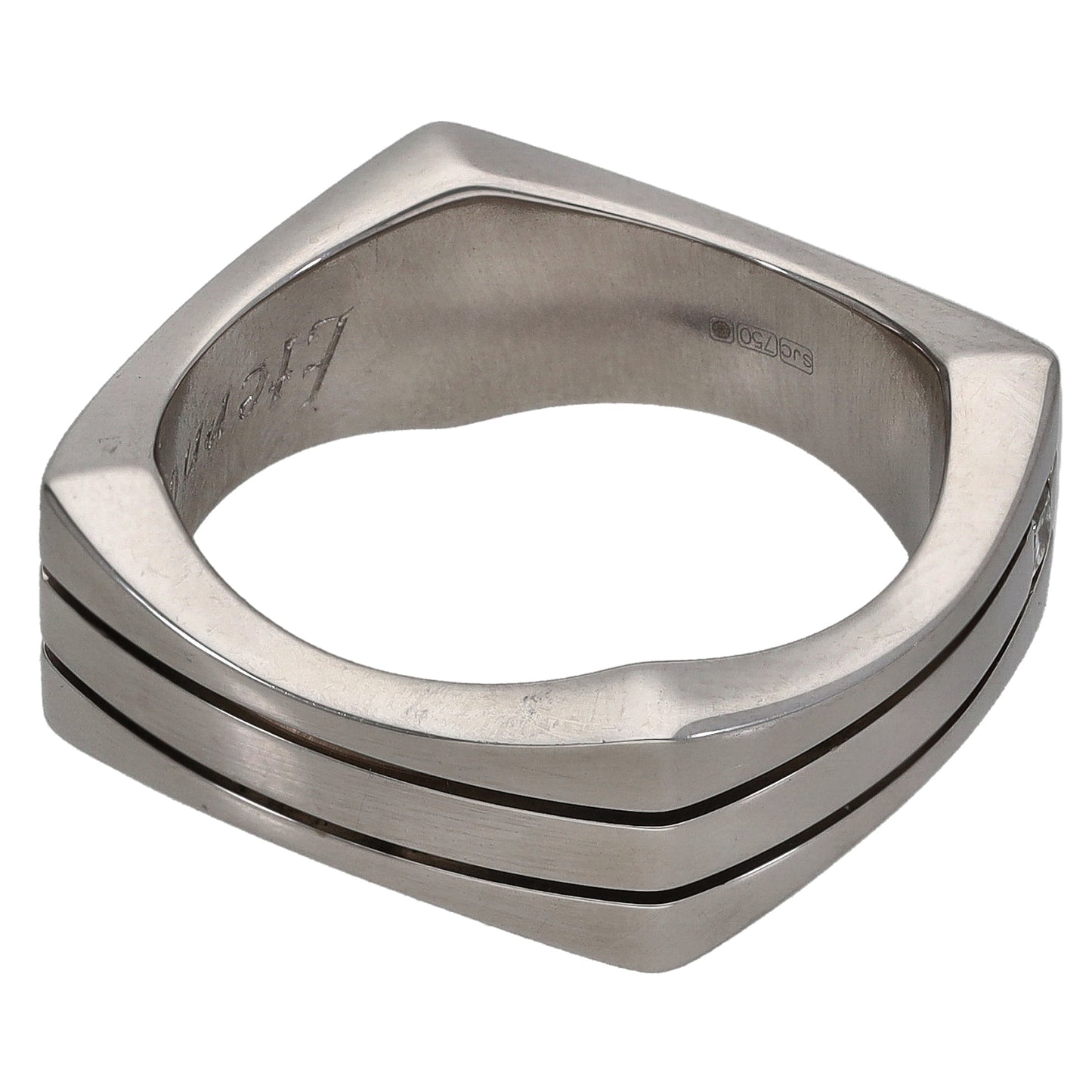 18ct White Gold 0.03ct Diamond Single Stone Alternative Ring Size O