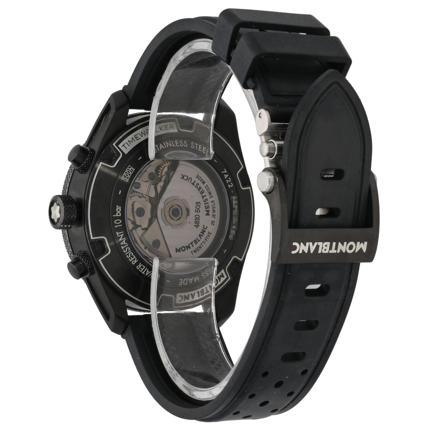 Montblanc Timewalker 7422 43mm PVD Stainless Steel Watch