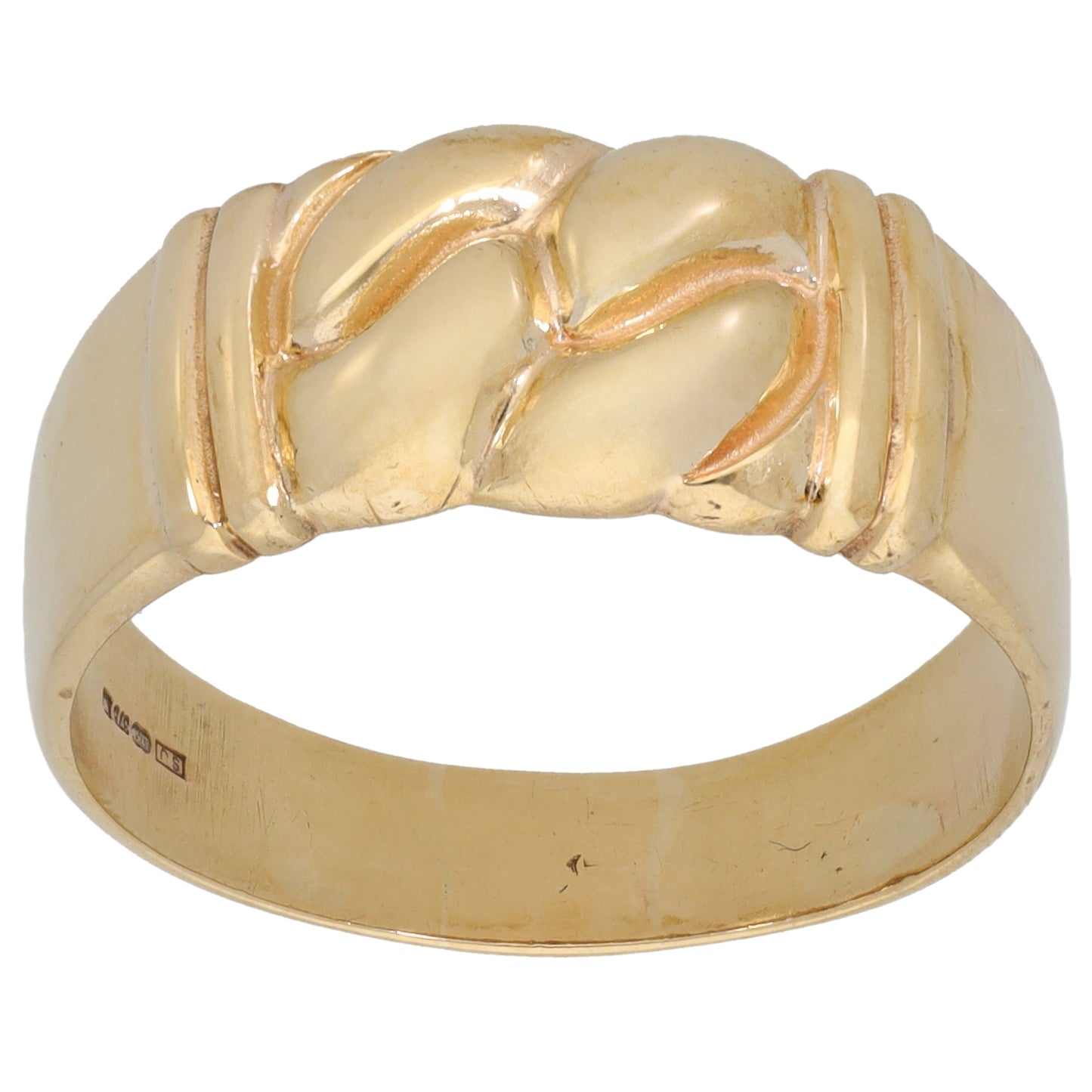 9ct Gold Alternative Ring Size Y