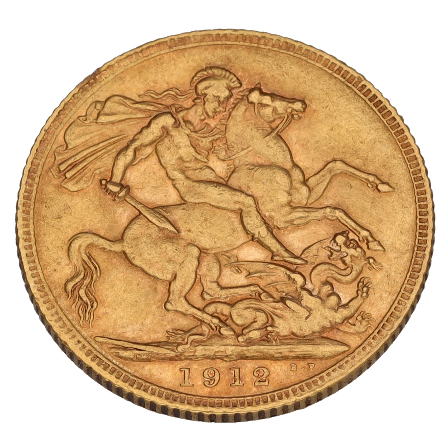 22ct Gold King George V Full Sovereign Coin 1912