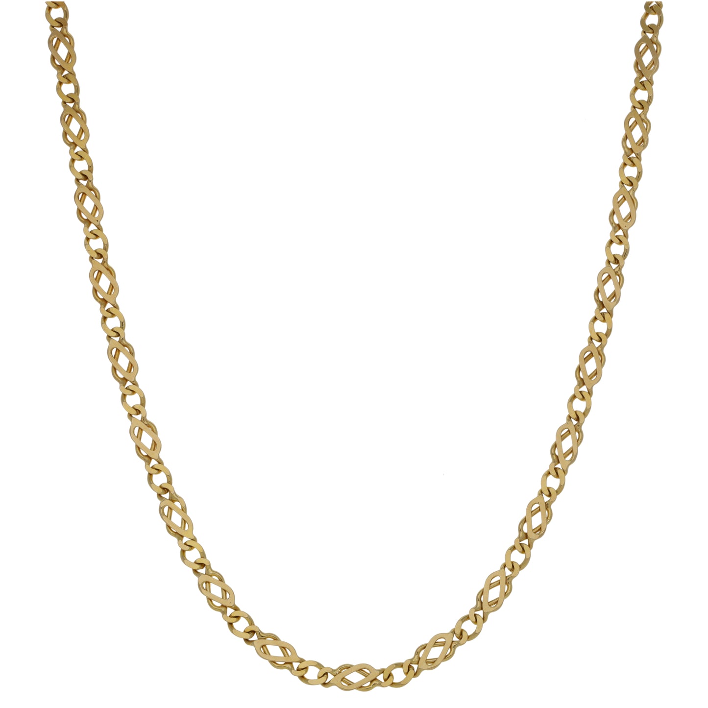 9ct Gold Fancy Necklace 18"