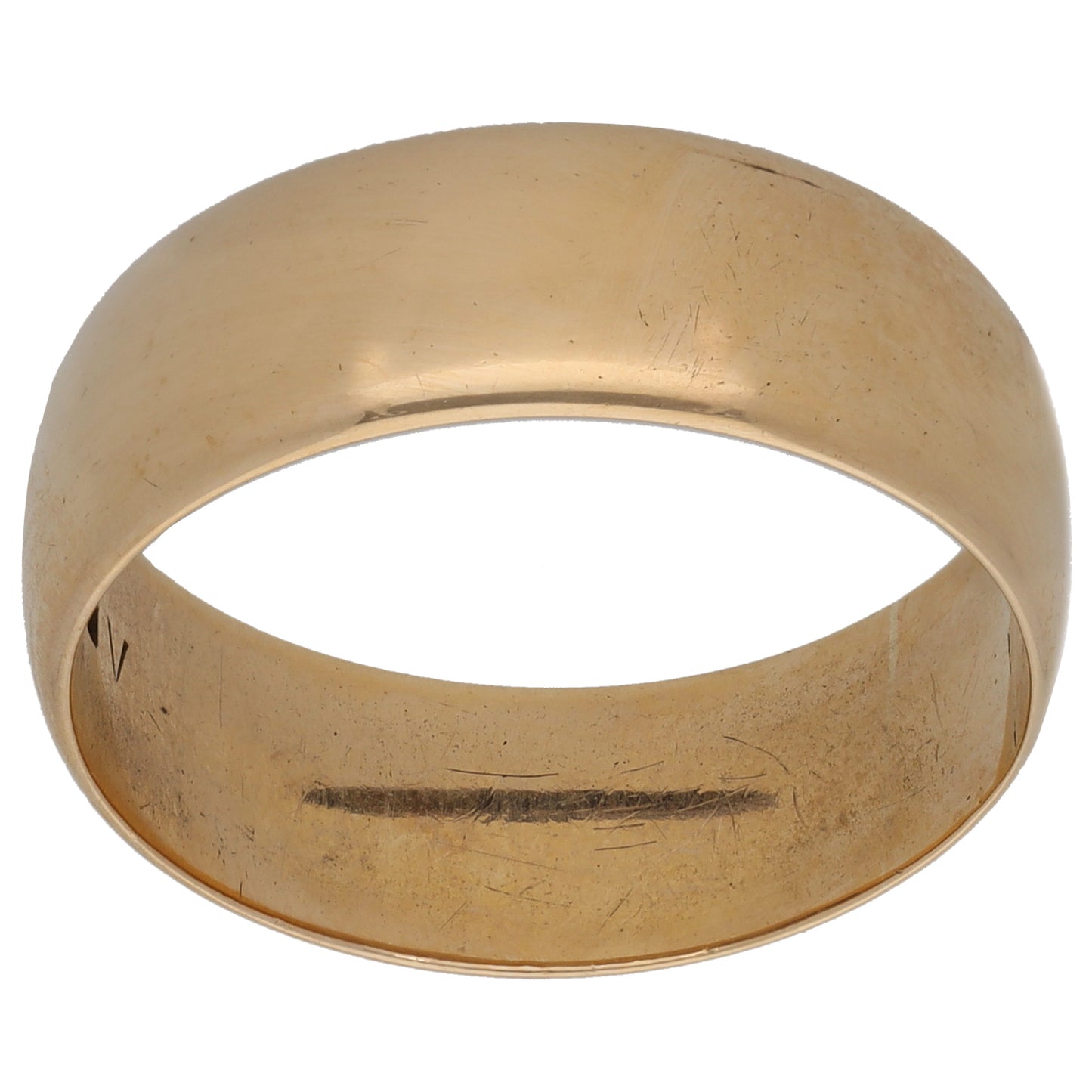 9ct Gold Plain Wedding Ring Size U